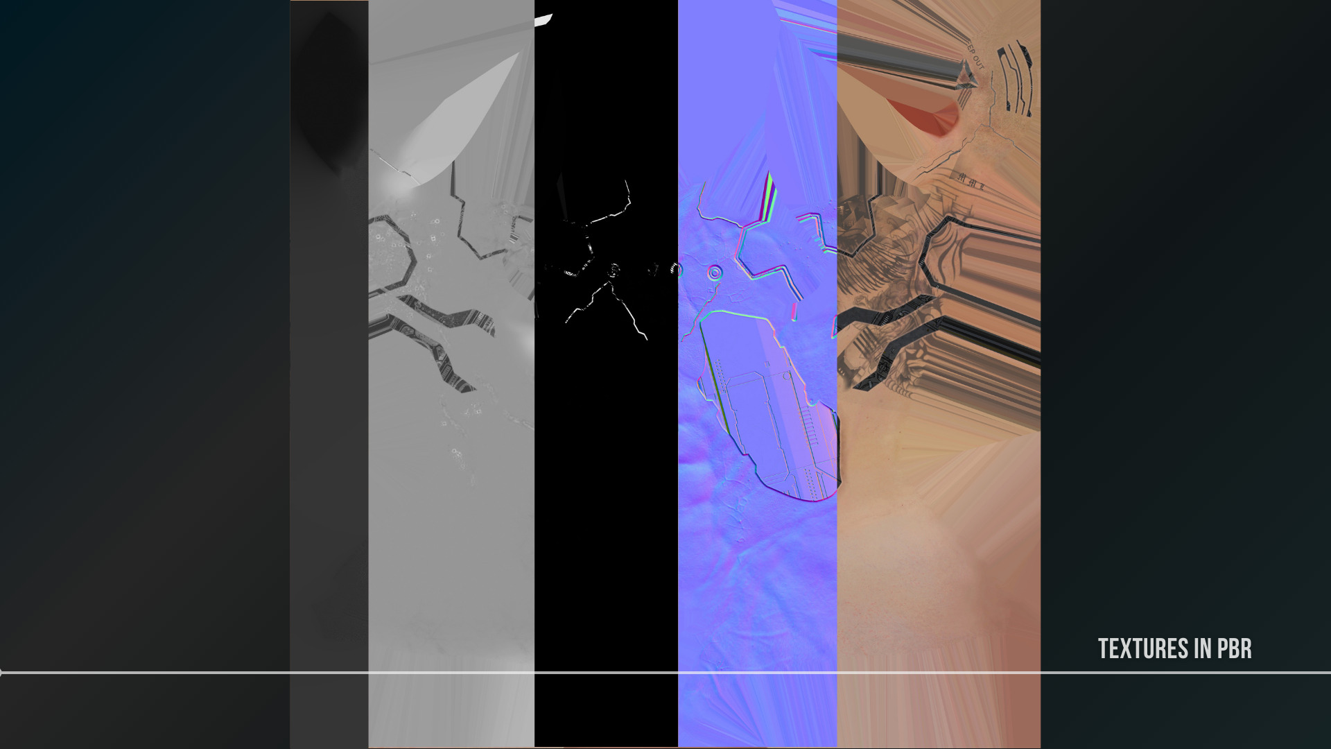 Base Male and Sci-fi Game Character Starter Low-poly 3D model_22