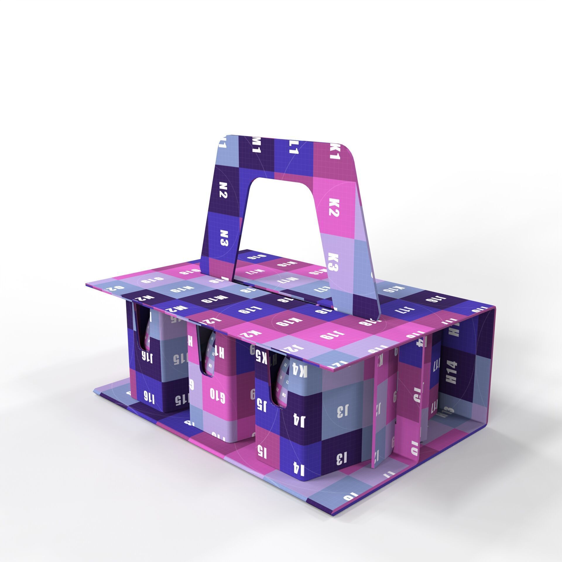 Cardboard Egg Holder Box for Safe Packaging and Retail Display Texture_8