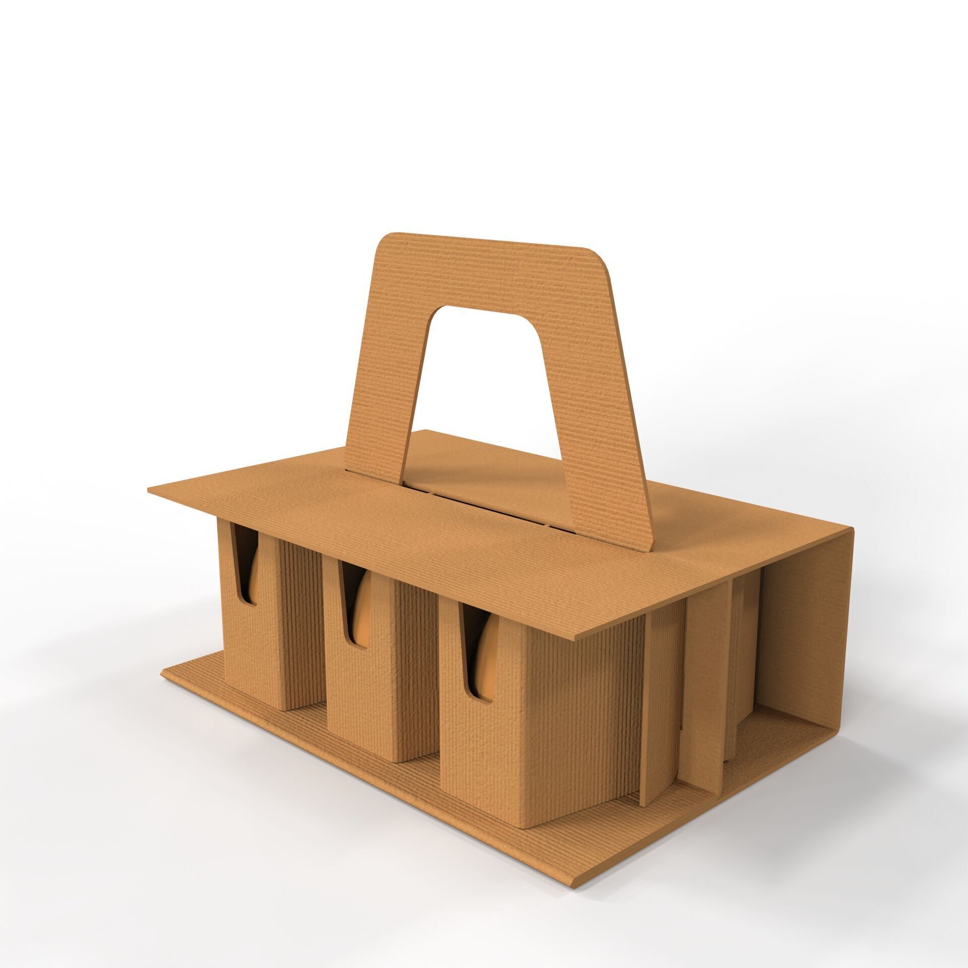 Cardboard Egg Holder Box for Safe Packaging and Retail Display Texture_2