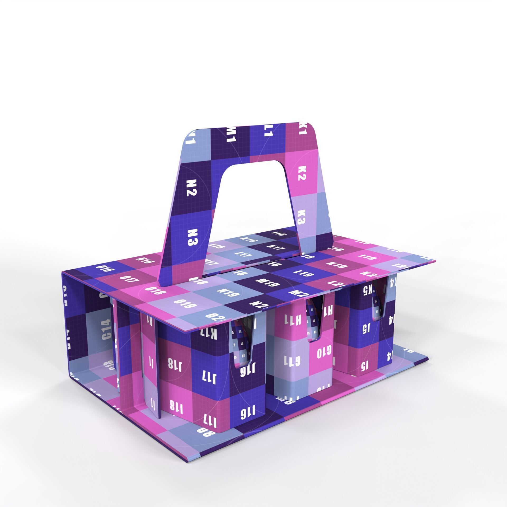 Cardboard Egg Holder Box for Safe Packaging and Retail Display Texture_6