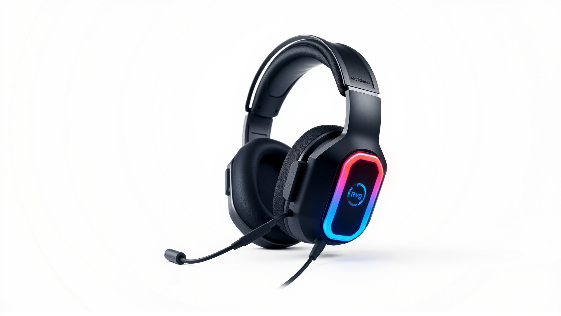 High-End Gaming Headset RGB Immersive model pack Low-poly 3D model_4