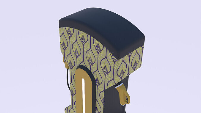 EV charger XXI PBR 3D model 6