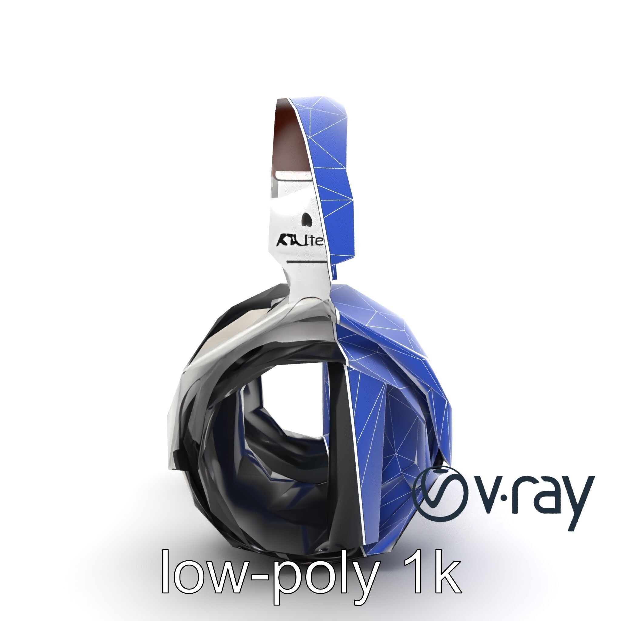 Audiophile Headphones Open-Back Model Pack Low-poly 3D model_20