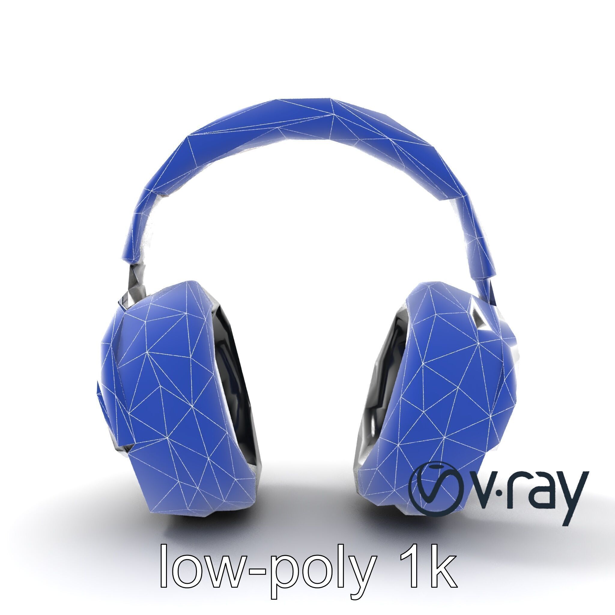 Audiophile Headphones Open-Back Model Pack Low-poly 3D model_19