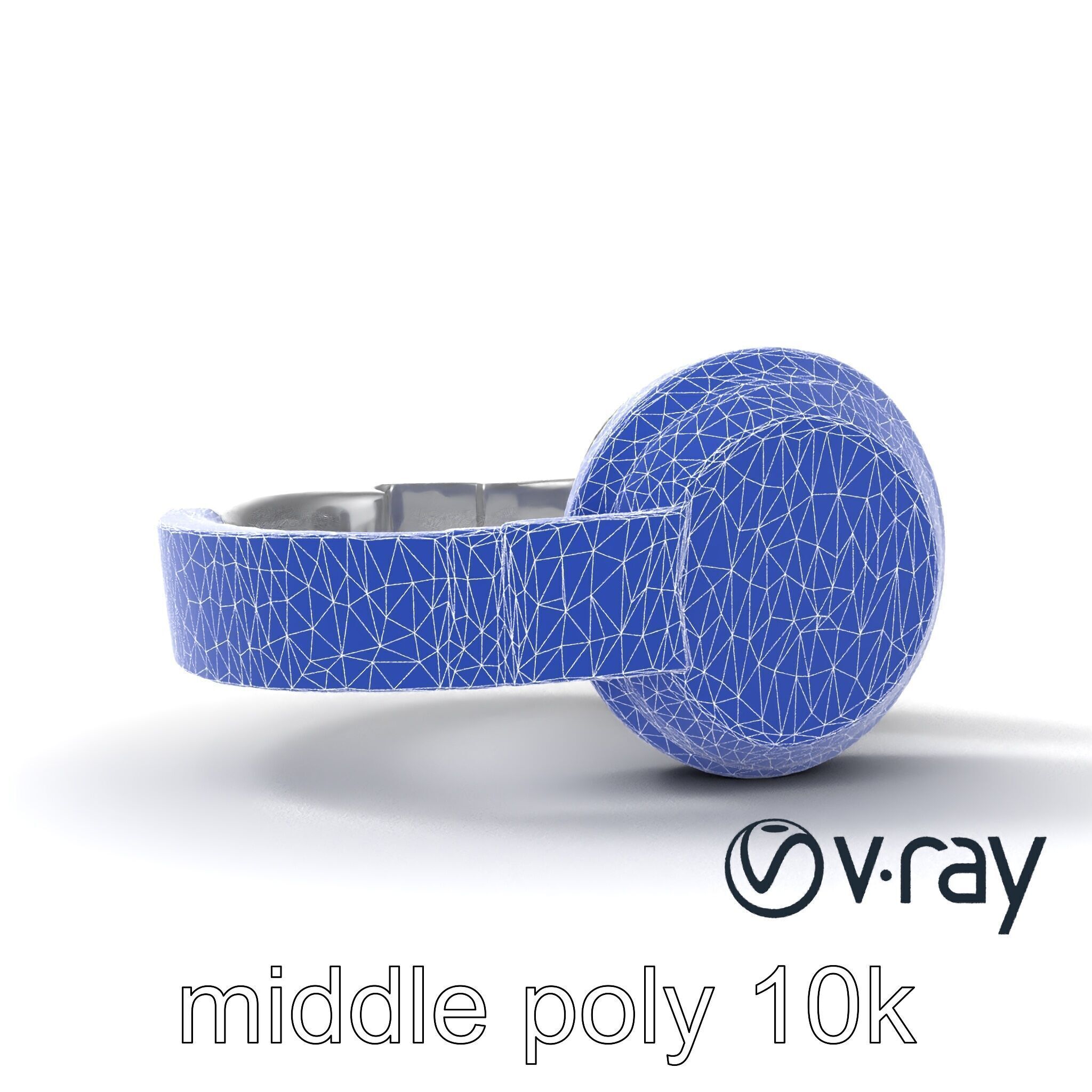 Sleek Minimalist Noise-Cancelling Headphones model pack Low-poly 3D model_26