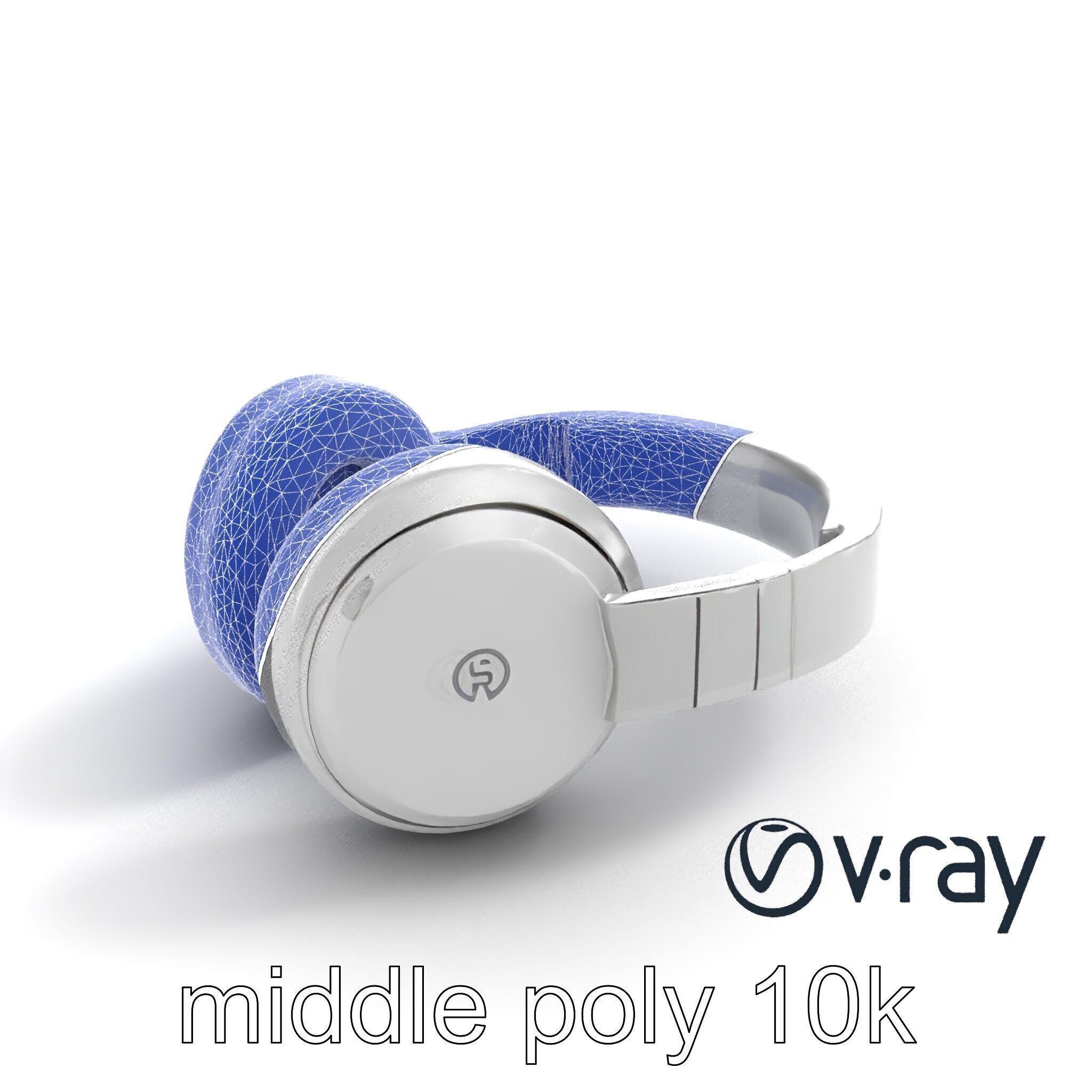 Sleek Minimalist Noise-Cancelling Headphones model pack Low-poly 3D model_20
