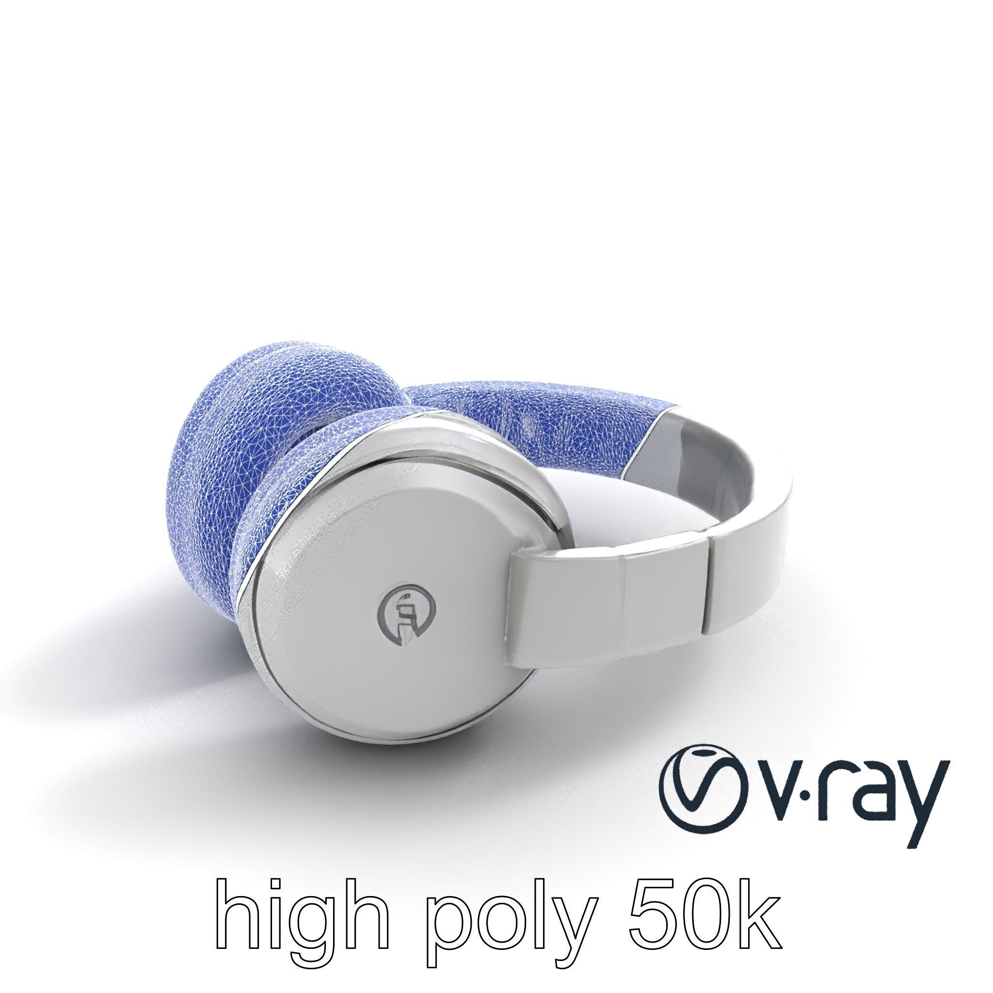 Sleek Minimalist Noise-Cancelling Headphones model pack Low-poly 3D model_27