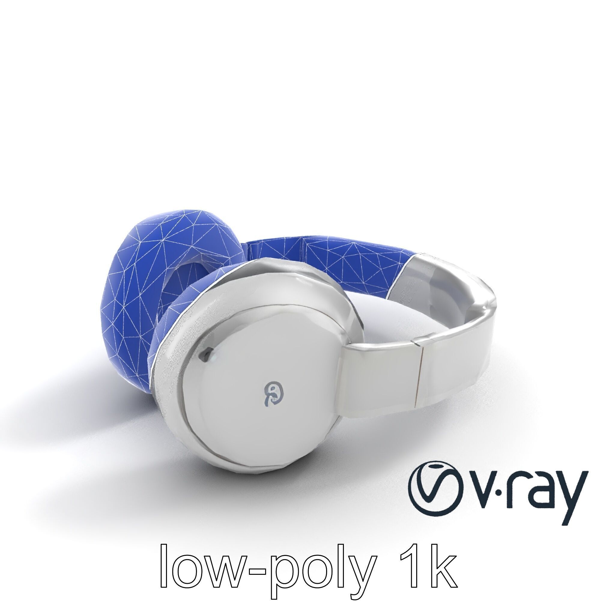 Sleek Minimalist Noise-Cancelling Headphones model pack Low-poly 3D model_24