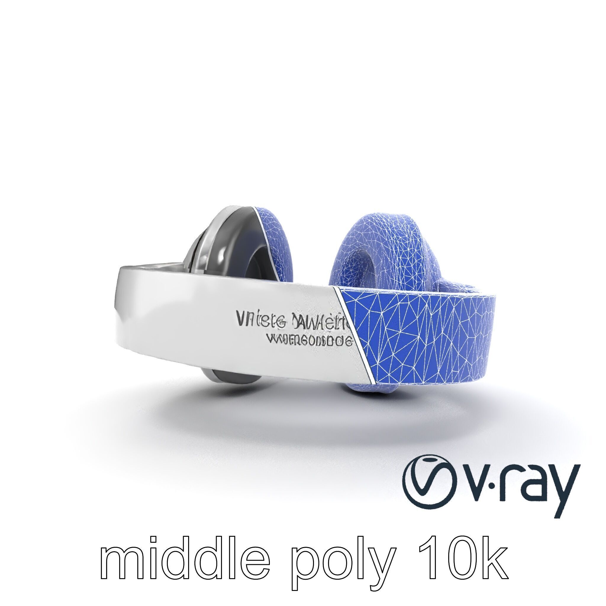 Sleek Minimalist Noise-Cancelling Headphones model pack Low-poly 3D model_18