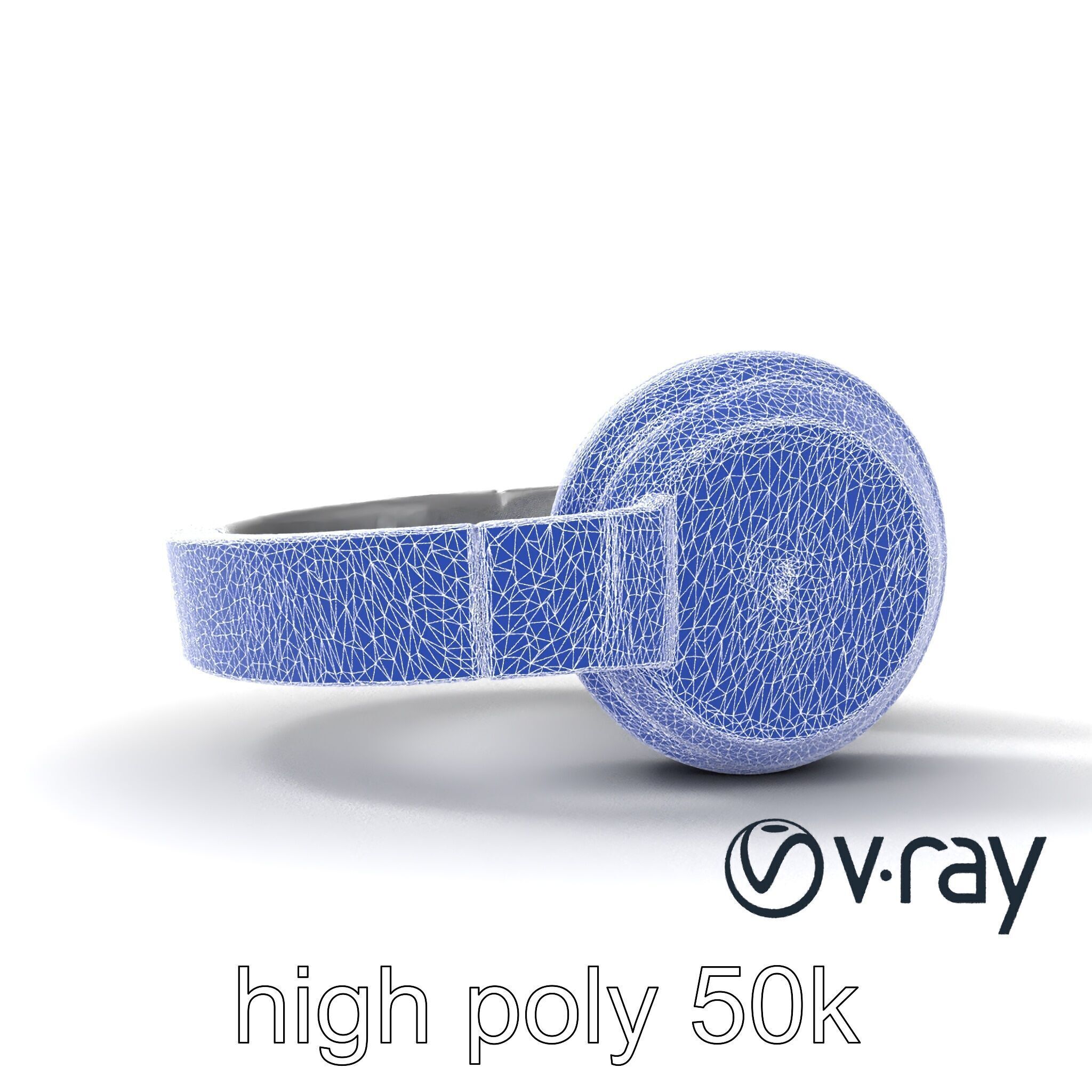 Sleek Minimalist Noise-Cancelling Headphones model pack Low-poly 3D model_25