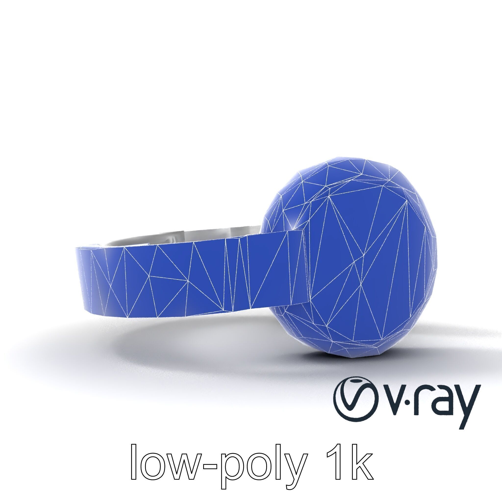 Sleek Minimalist Noise-Cancelling Headphones model pack Low-poly 3D model_19