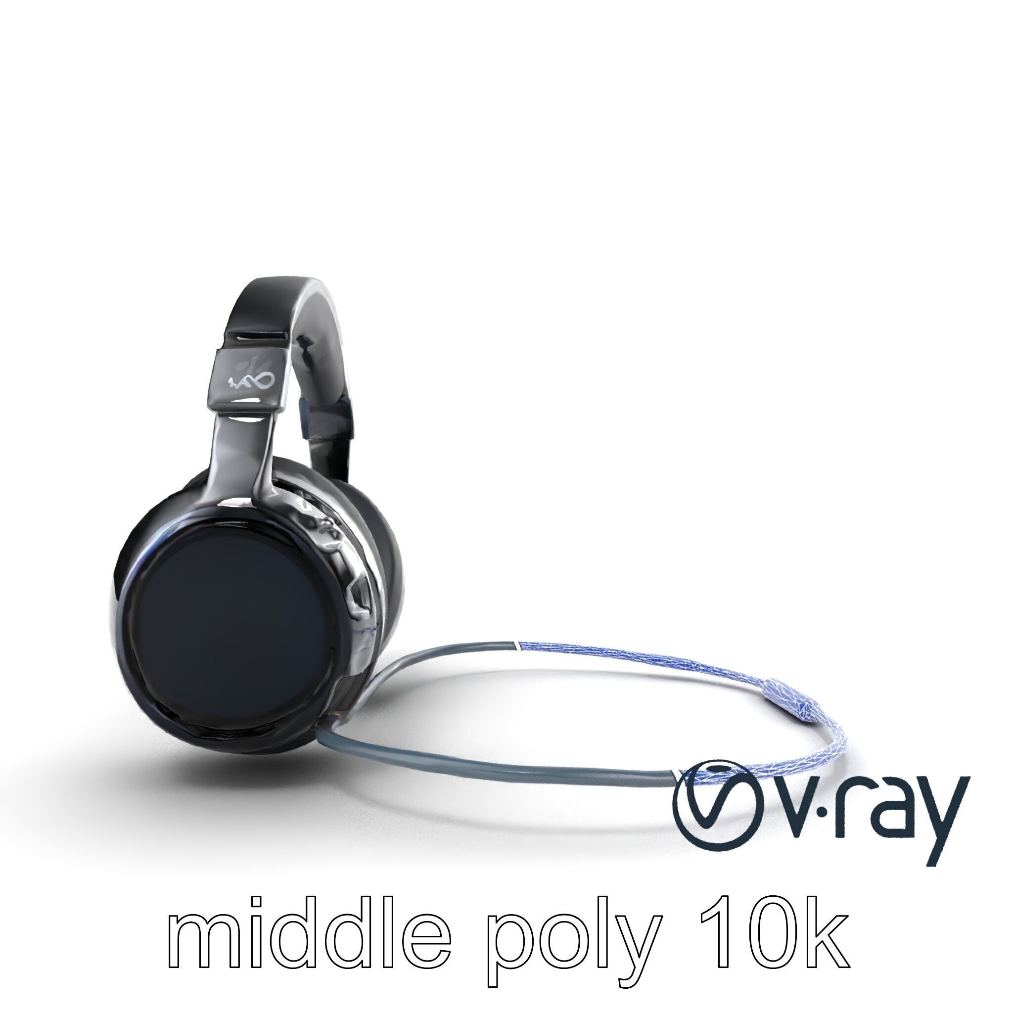 Rugged Sports Headphones Dynamic Audio model pack Low-poly 3D model_19