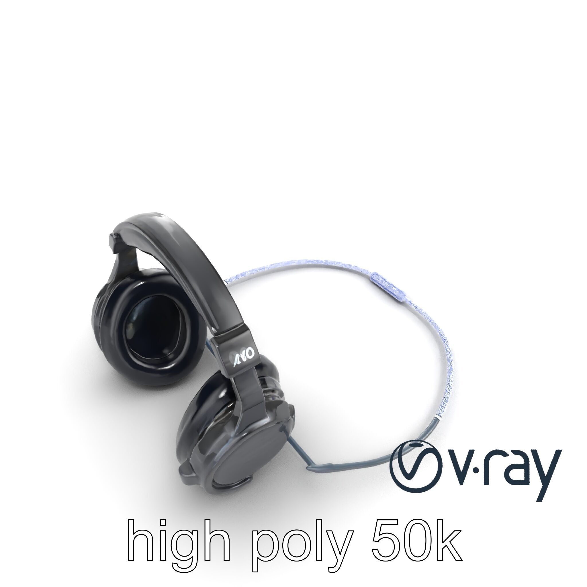 Rugged Sports Headphones Dynamic Audio model pack Low-poly 3D model_21