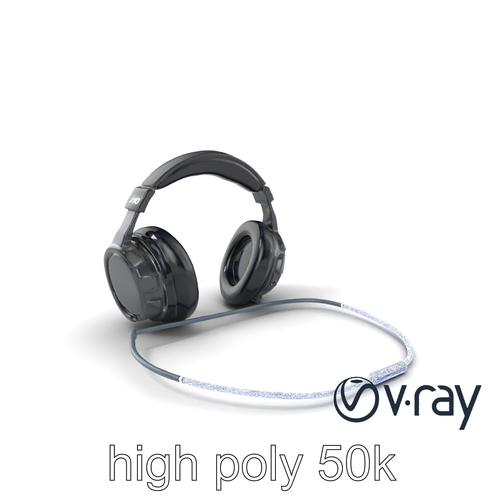 Rugged Sports Headphones Dynamic Audio model pack Low-poly 3D model_20