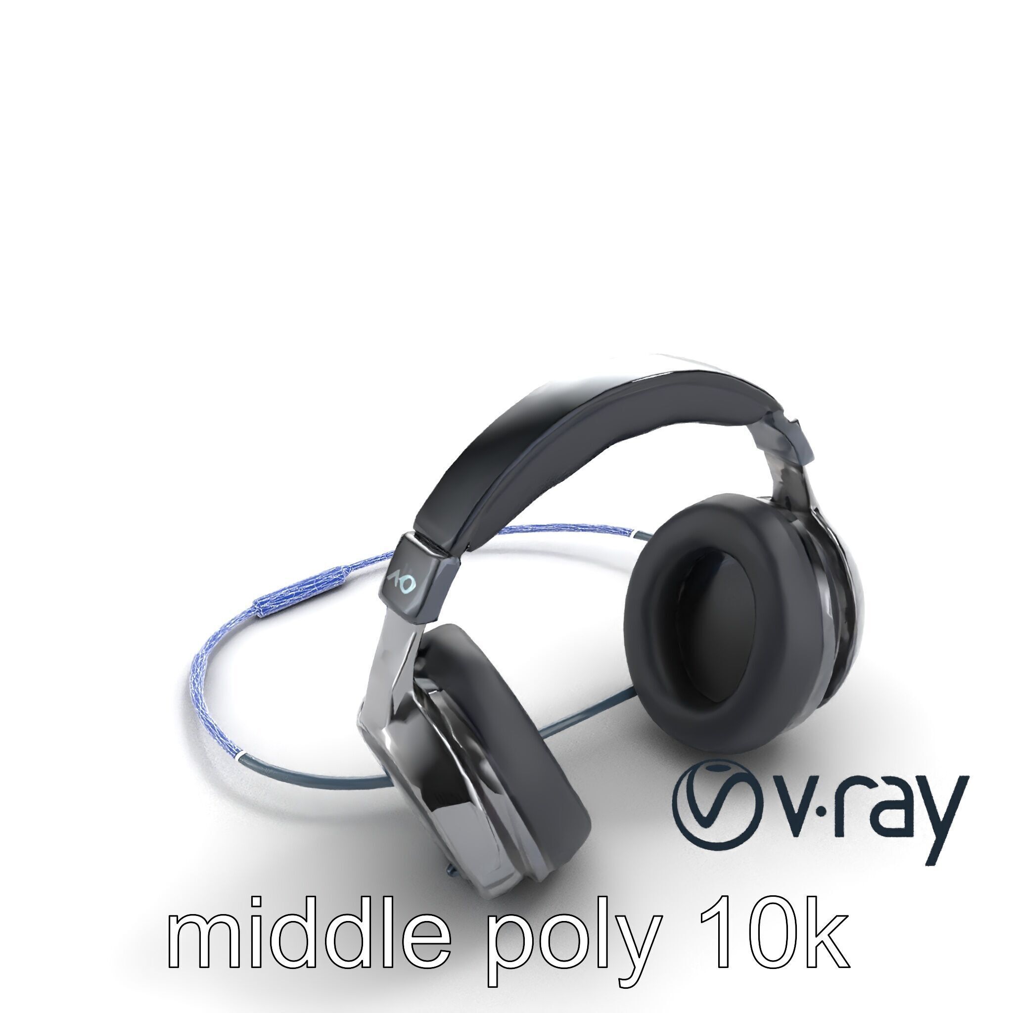 Rugged Sports Headphones Dynamic Audio model pack Low-poly 3D model_18