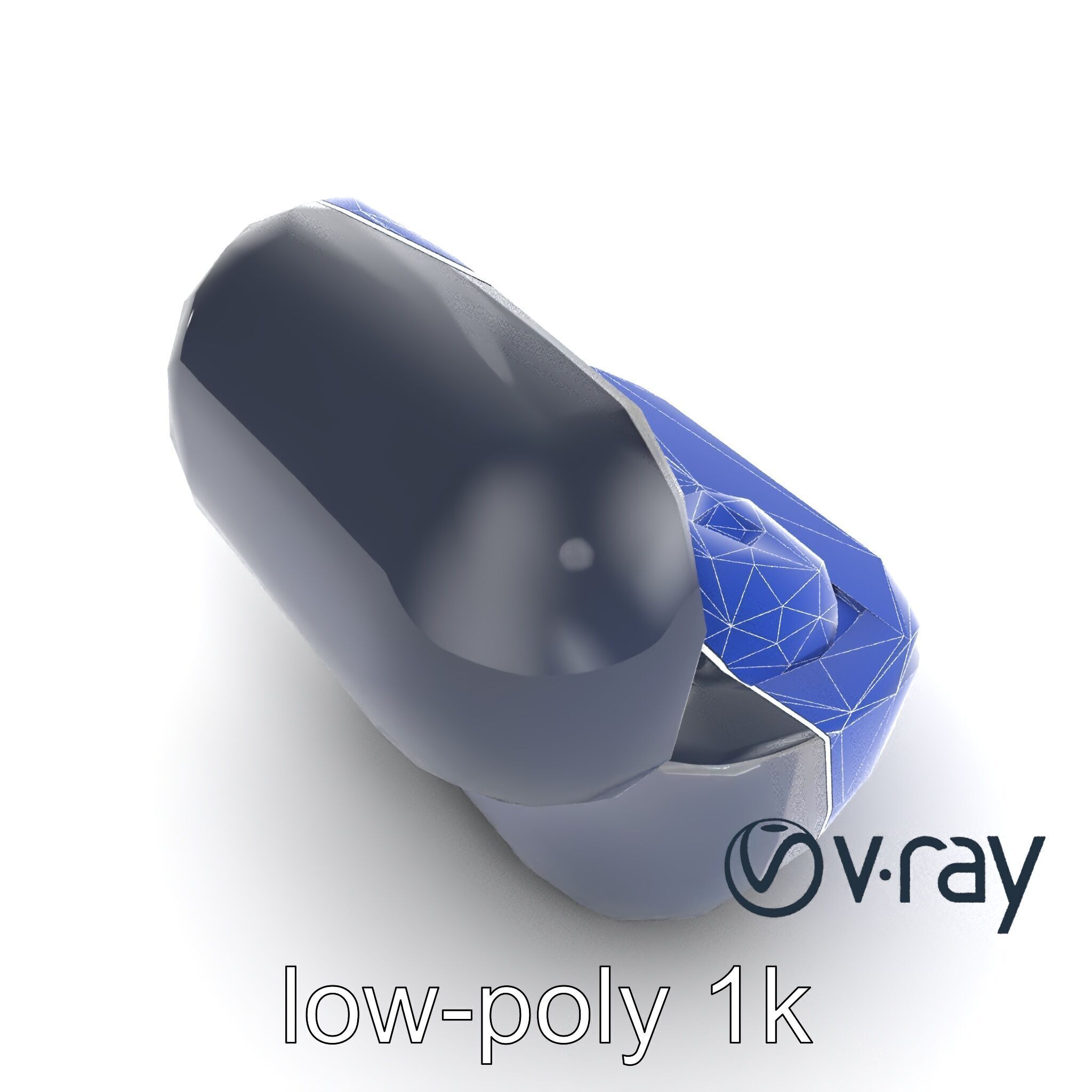 True Wireless Earbuds Compact Design model pack Low-poly 3D model_15