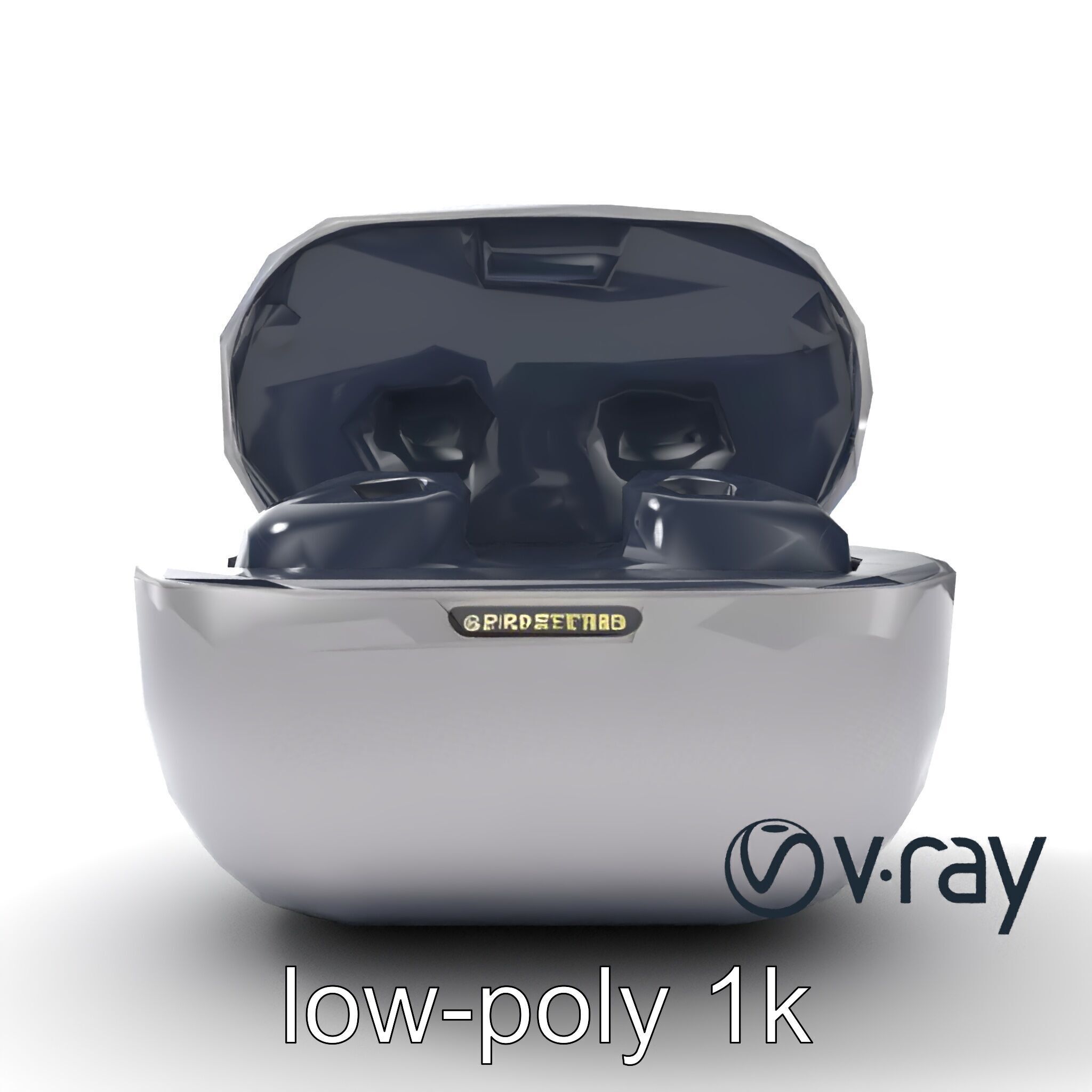True Wireless Earbuds Compact Design model pack Low-poly 3D model_23