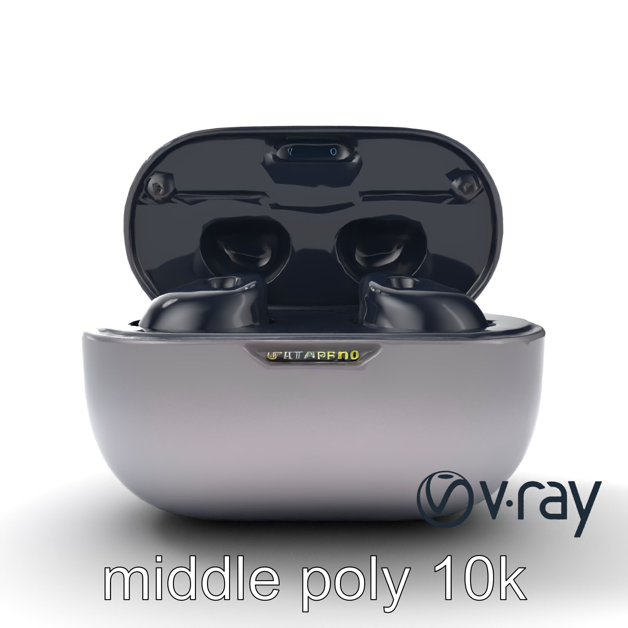 True Wireless Earbuds Compact Design model pack Low-poly 3D model_28