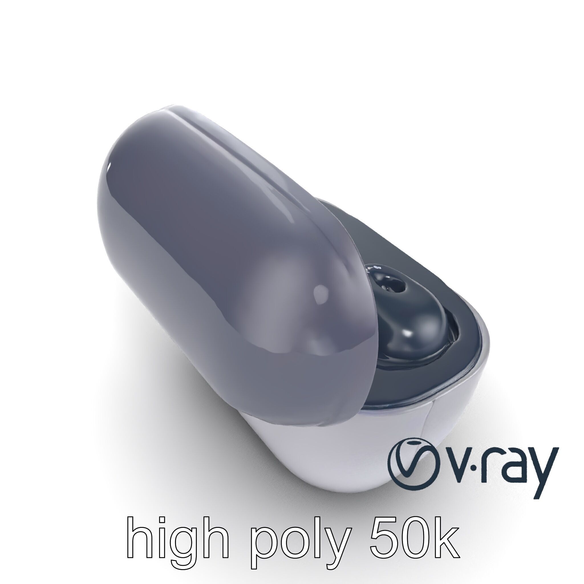 True Wireless Earbuds Compact Design model pack Low-poly 3D model_19