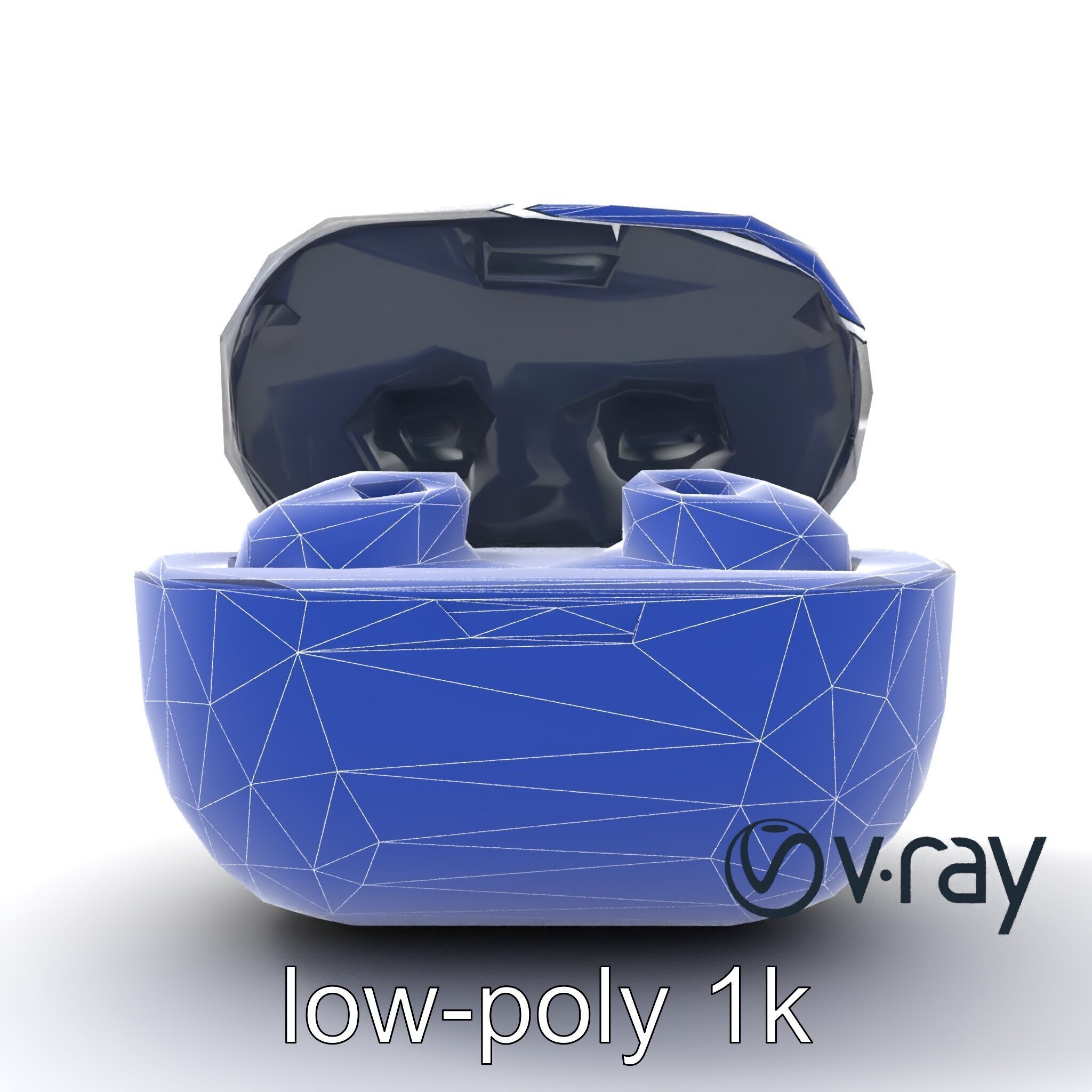 True Wireless Earbuds Compact Design model pack Low-poly 3D model_31