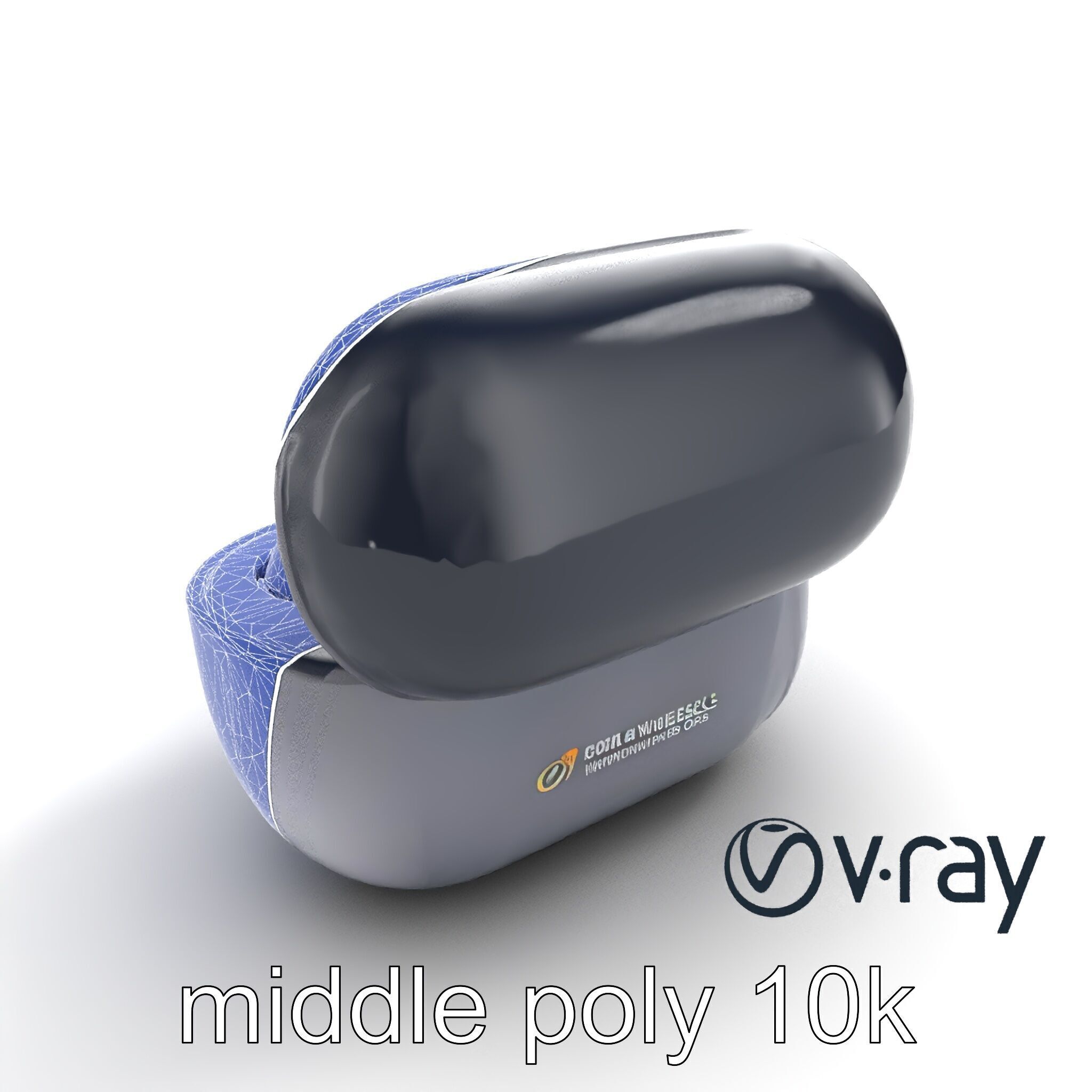 True Wireless Earbuds Compact Design model pack Low-poly 3D model_22