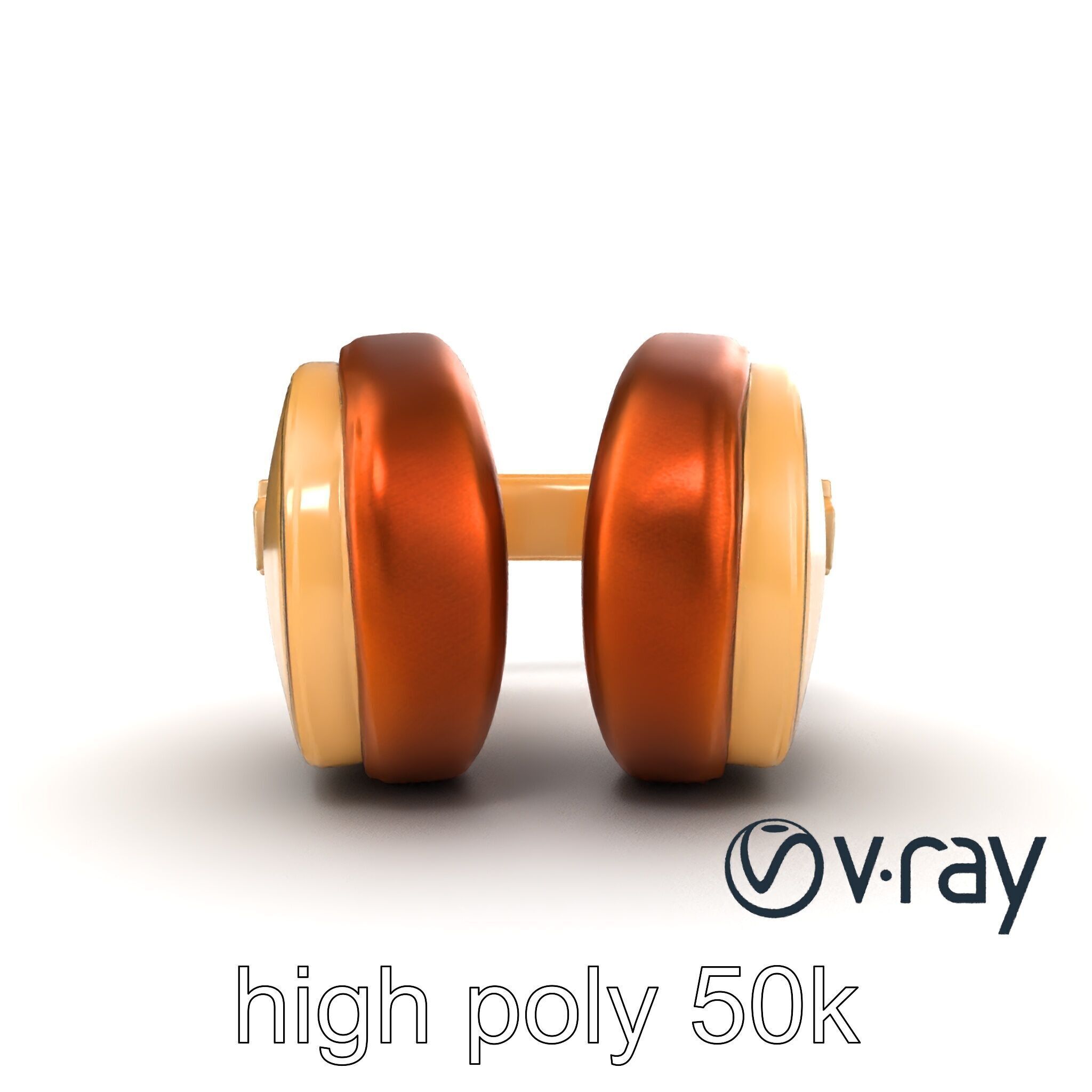 Elegant On-Ear Headphones model pack Low-poly 3D model_20