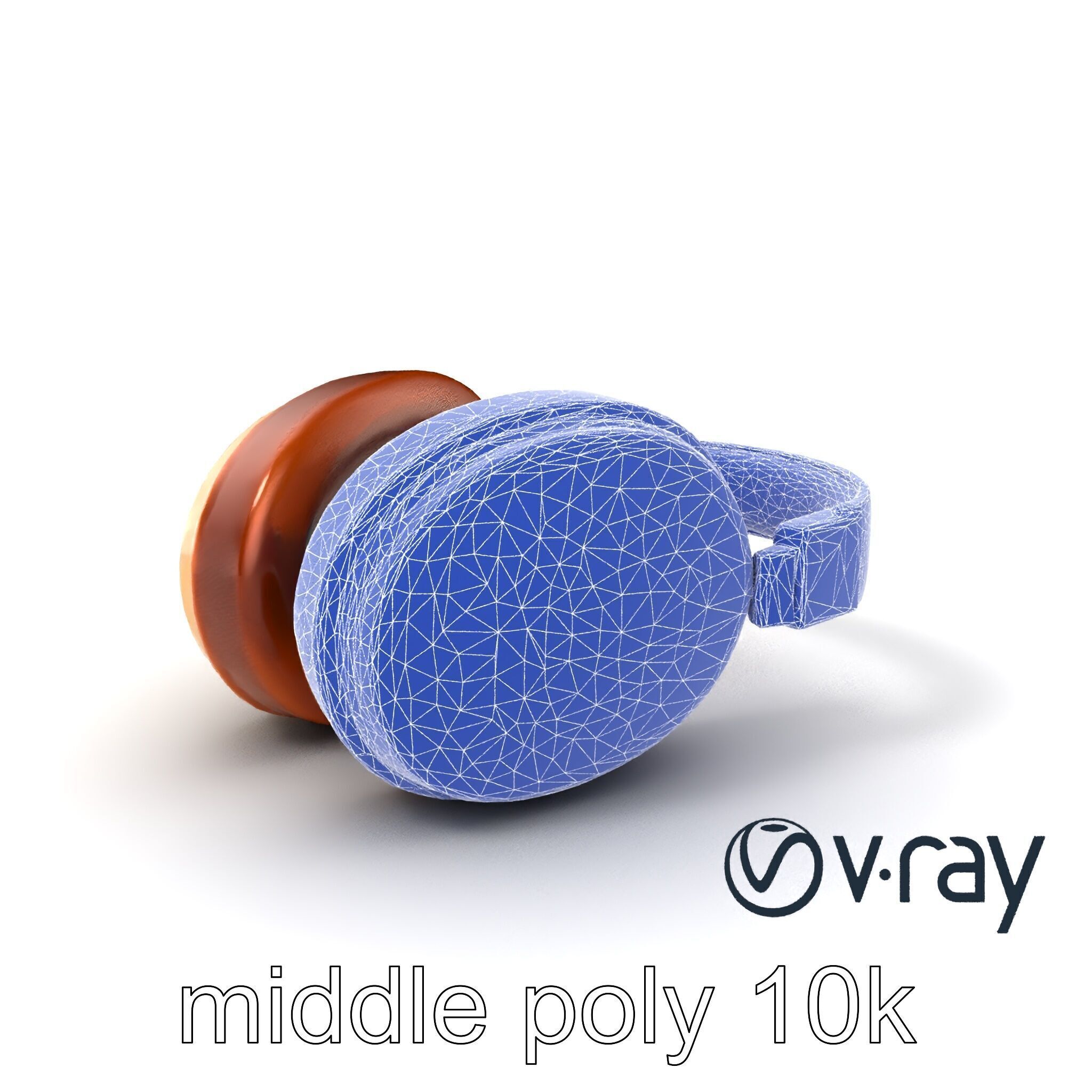 Elegant On-Ear Headphones model pack Low-poly 3D model_28