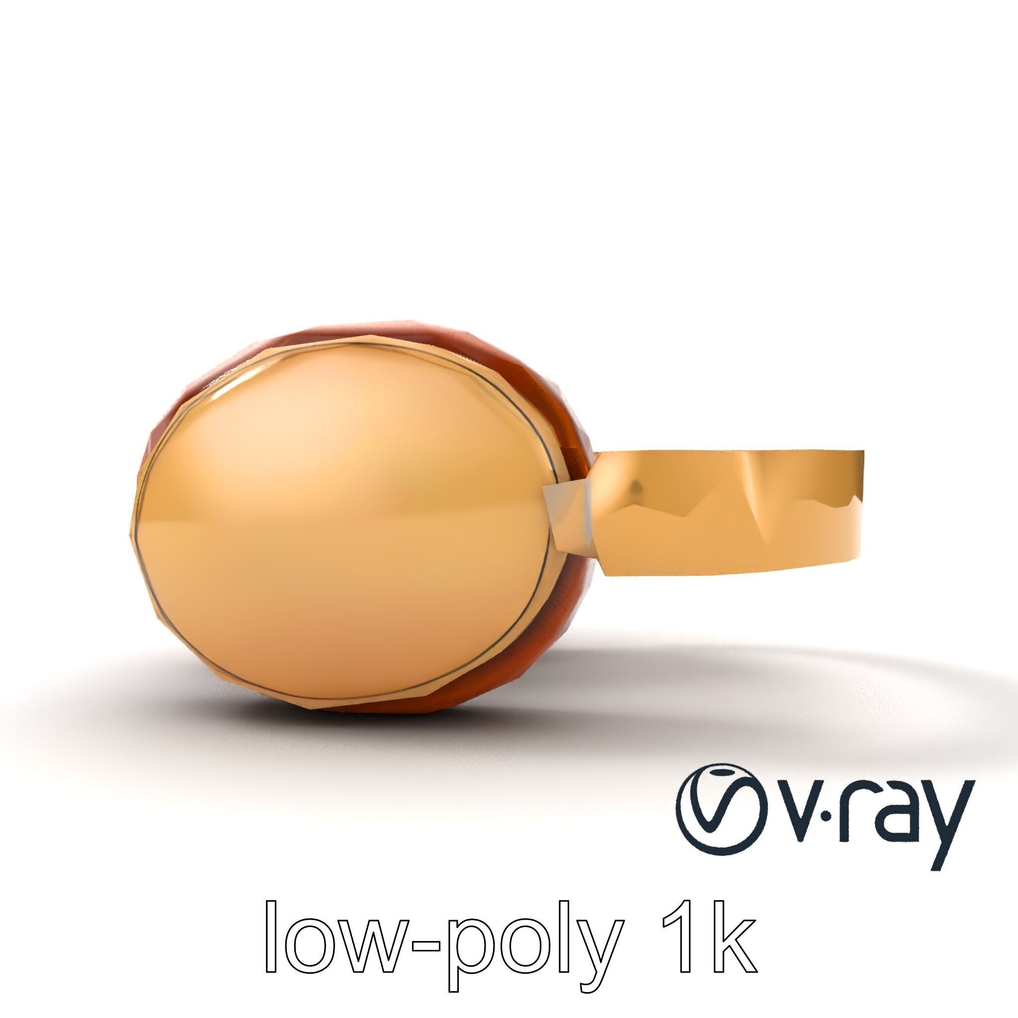 Elegant On-Ear Headphones model pack Low-poly 3D model_22