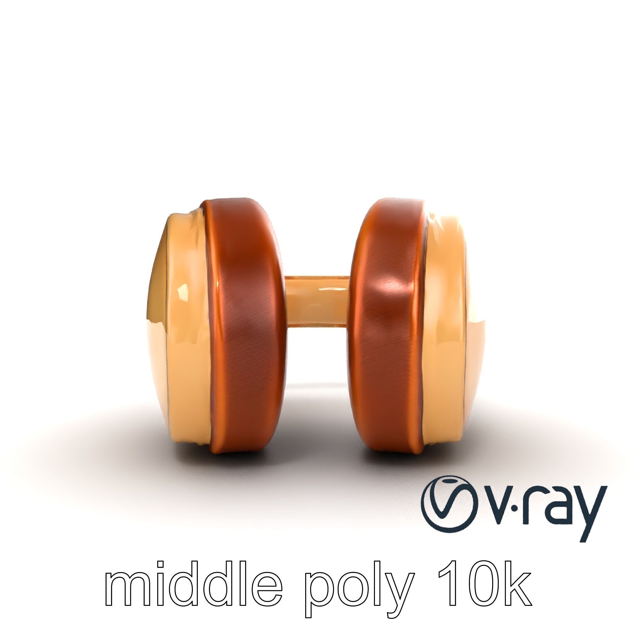 Elegant On-Ear Headphones model pack Low-poly 3D model_16