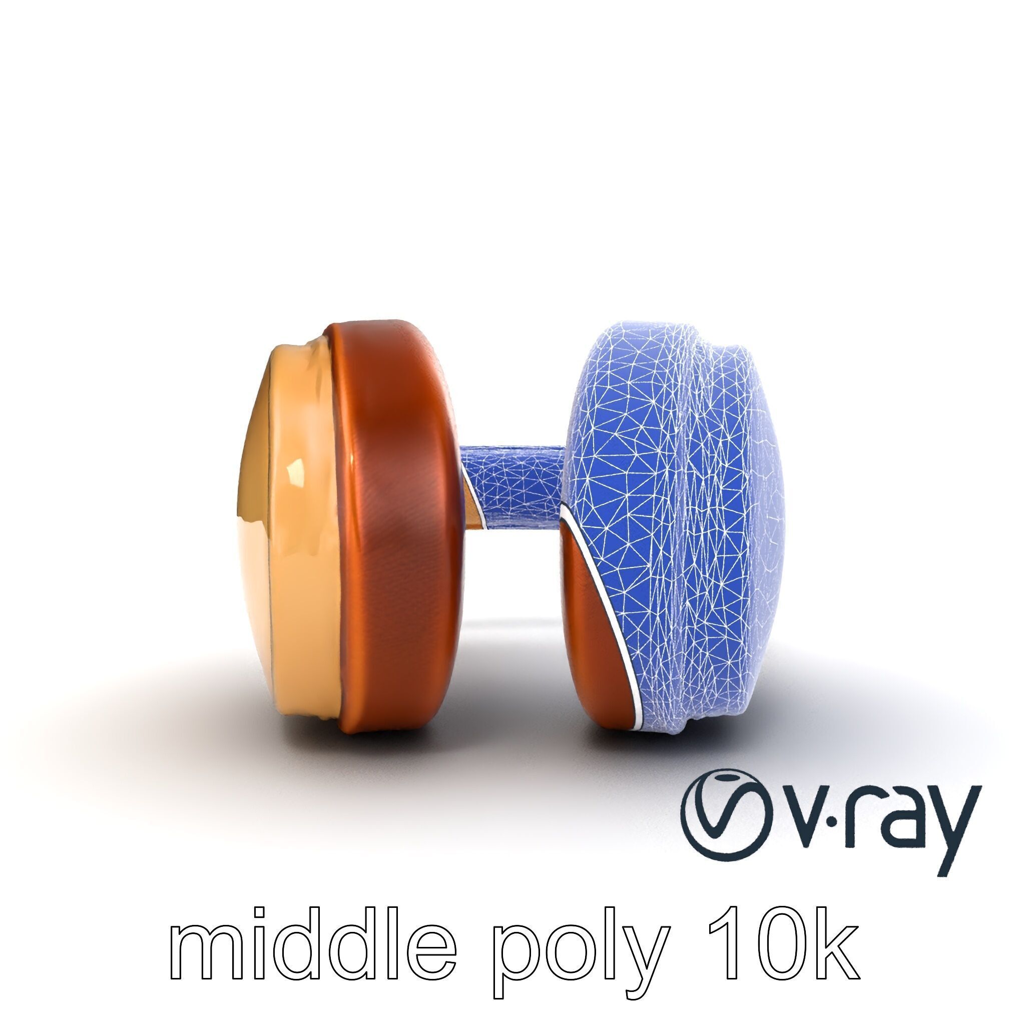 Elegant On-Ear Headphones model pack Low-poly 3D model_30