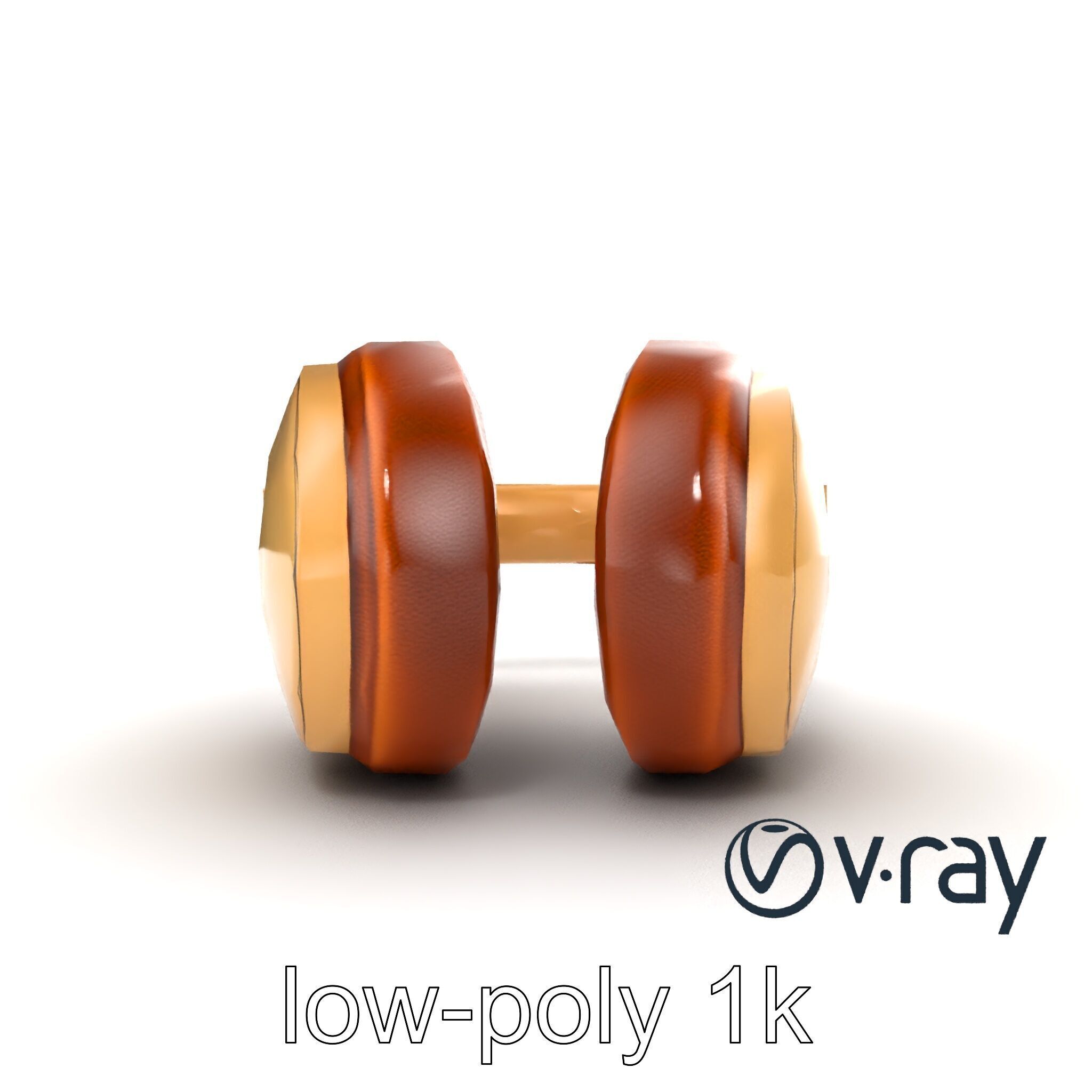 Elegant On-Ear Headphones model pack Low-poly 3D model_15