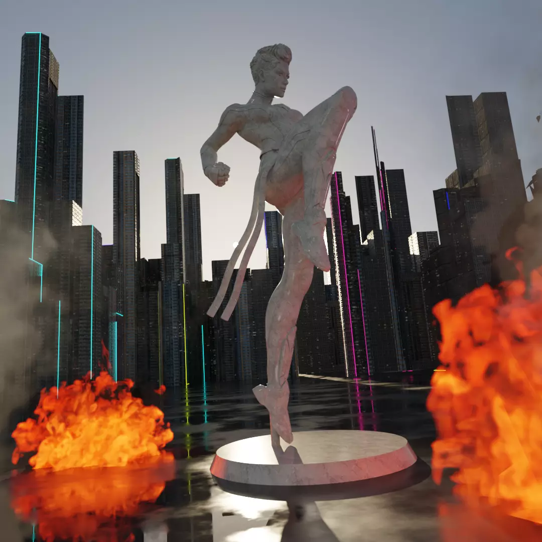 Captain Marvel 3D Figurine File 3D print model