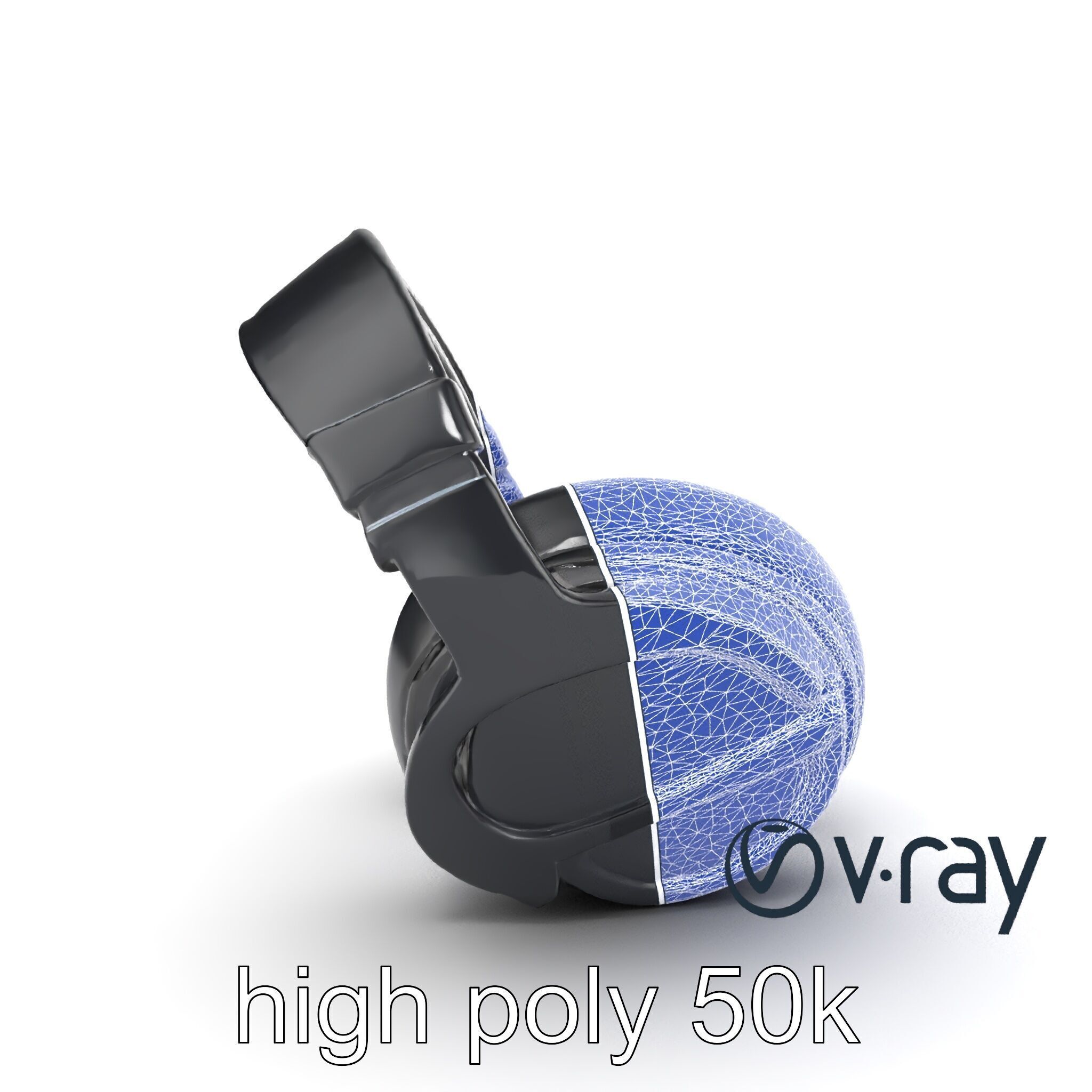 Studio Monitor Headphones 3D model pack Low-poly 3D model_25