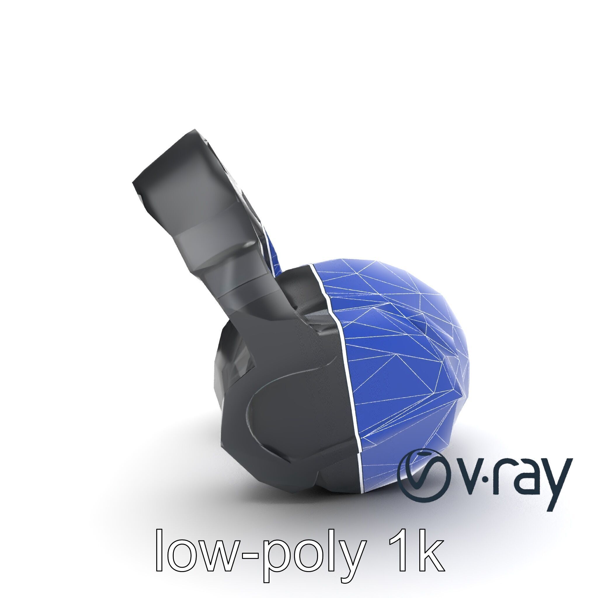 Studio Monitor Headphones 3D model pack Low-poly 3D model_32