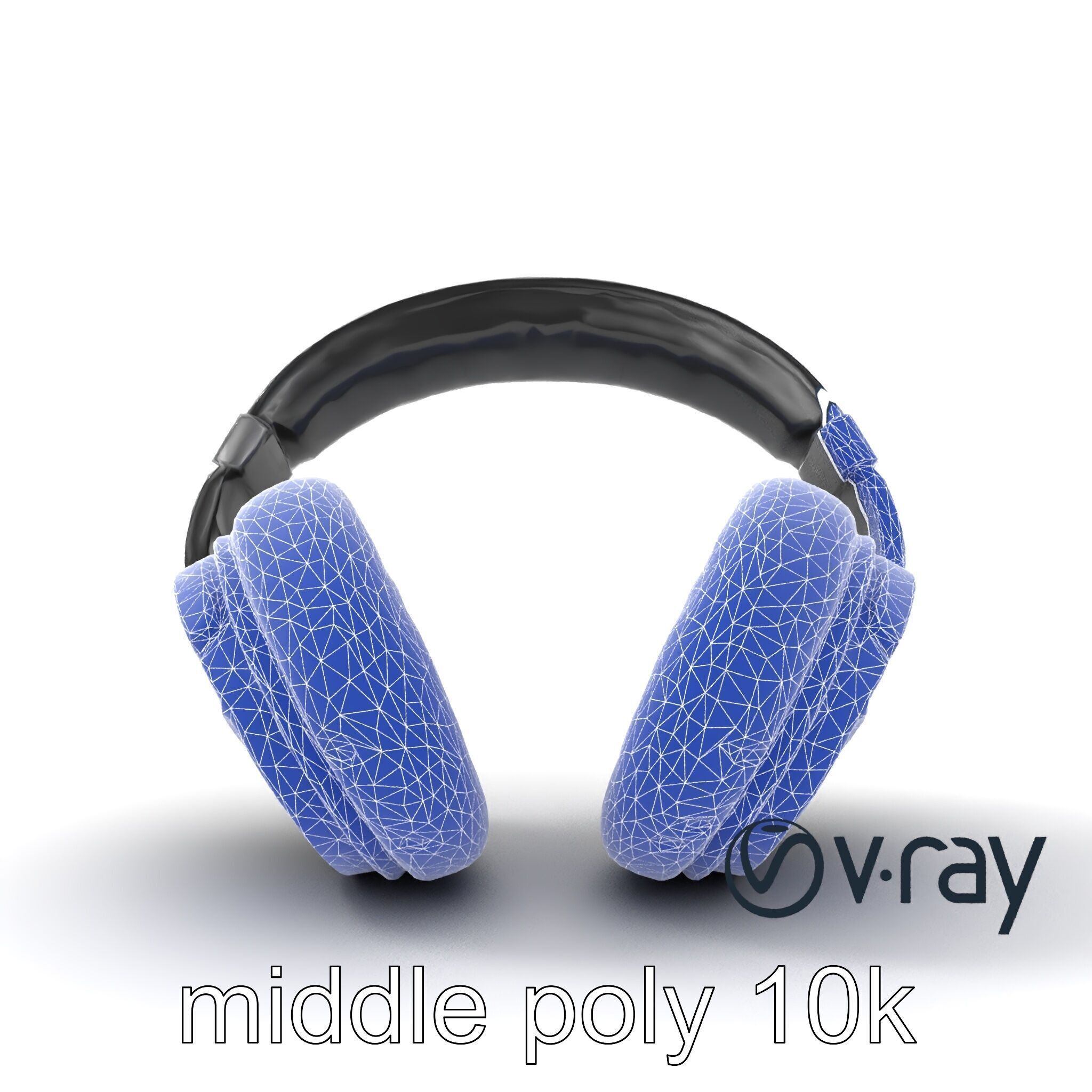 Studio Monitor Headphones 3D model pack Low-poly 3D model_26