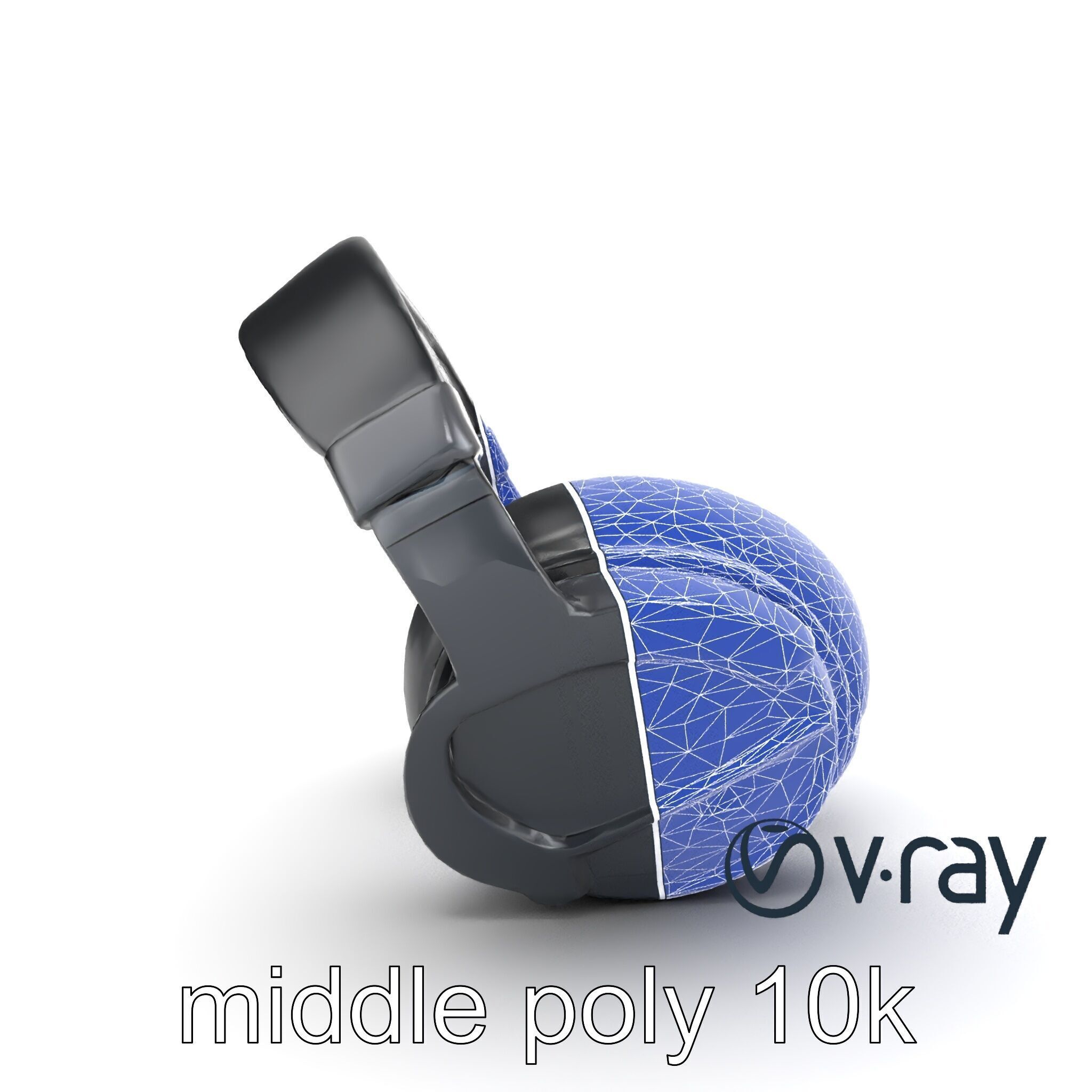 Studio Monitor Headphones 3D model pack Low-poly 3D model_22
