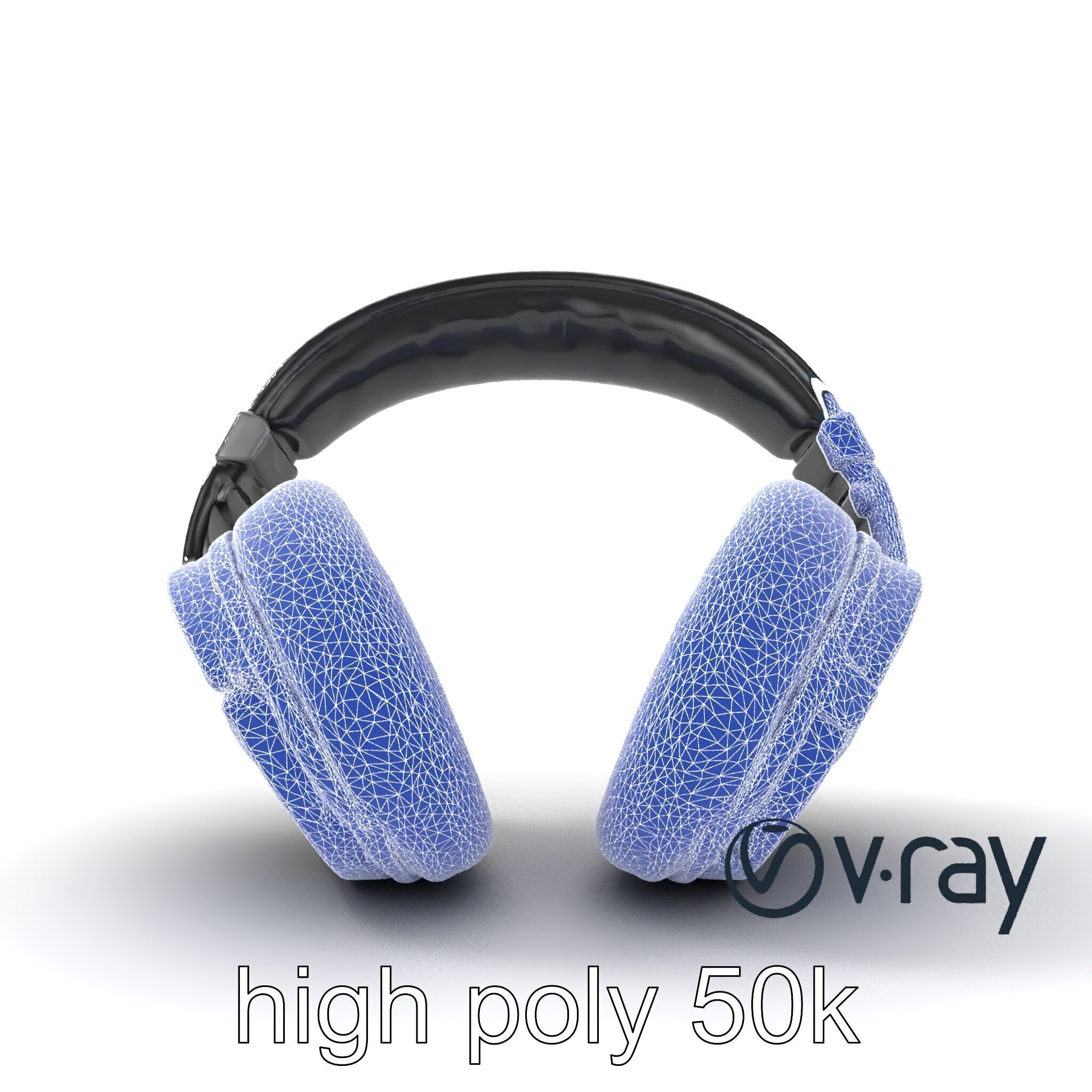 Studio Monitor Headphones 3D model pack Low-poly 3D model_31