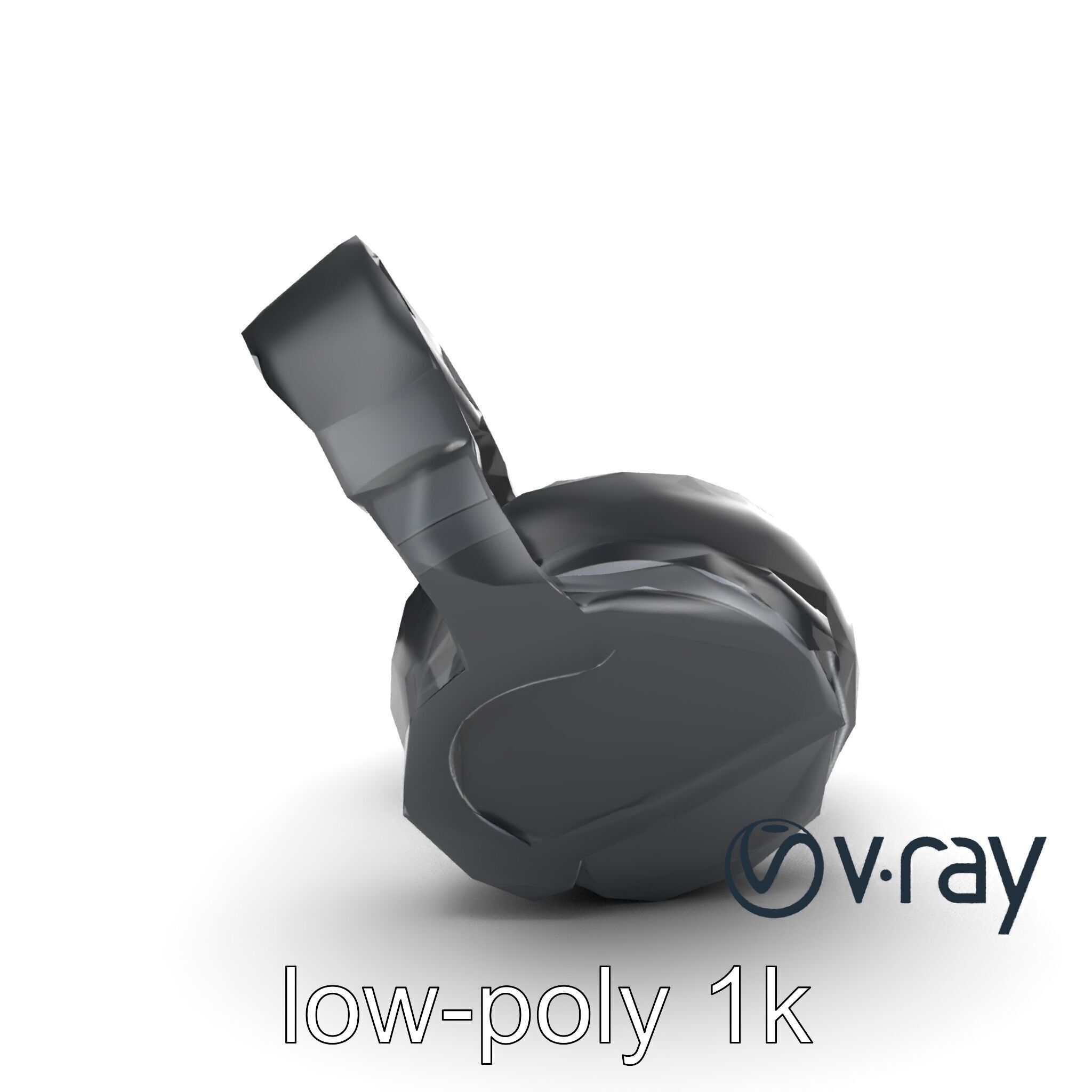 Studio Monitor Headphones 3D model pack Low-poly 3D model_14