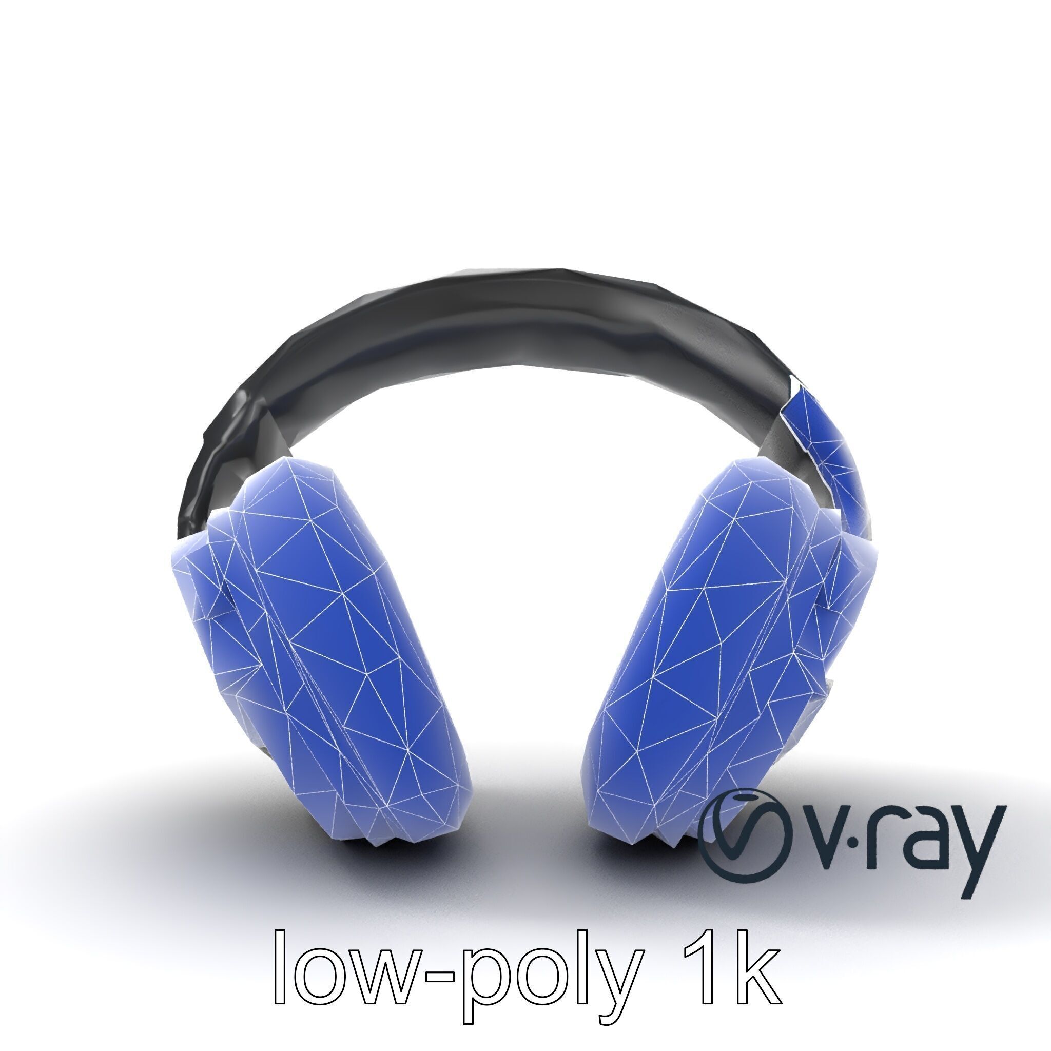 Studio Monitor Headphones 3D model pack Low-poly 3D model_27