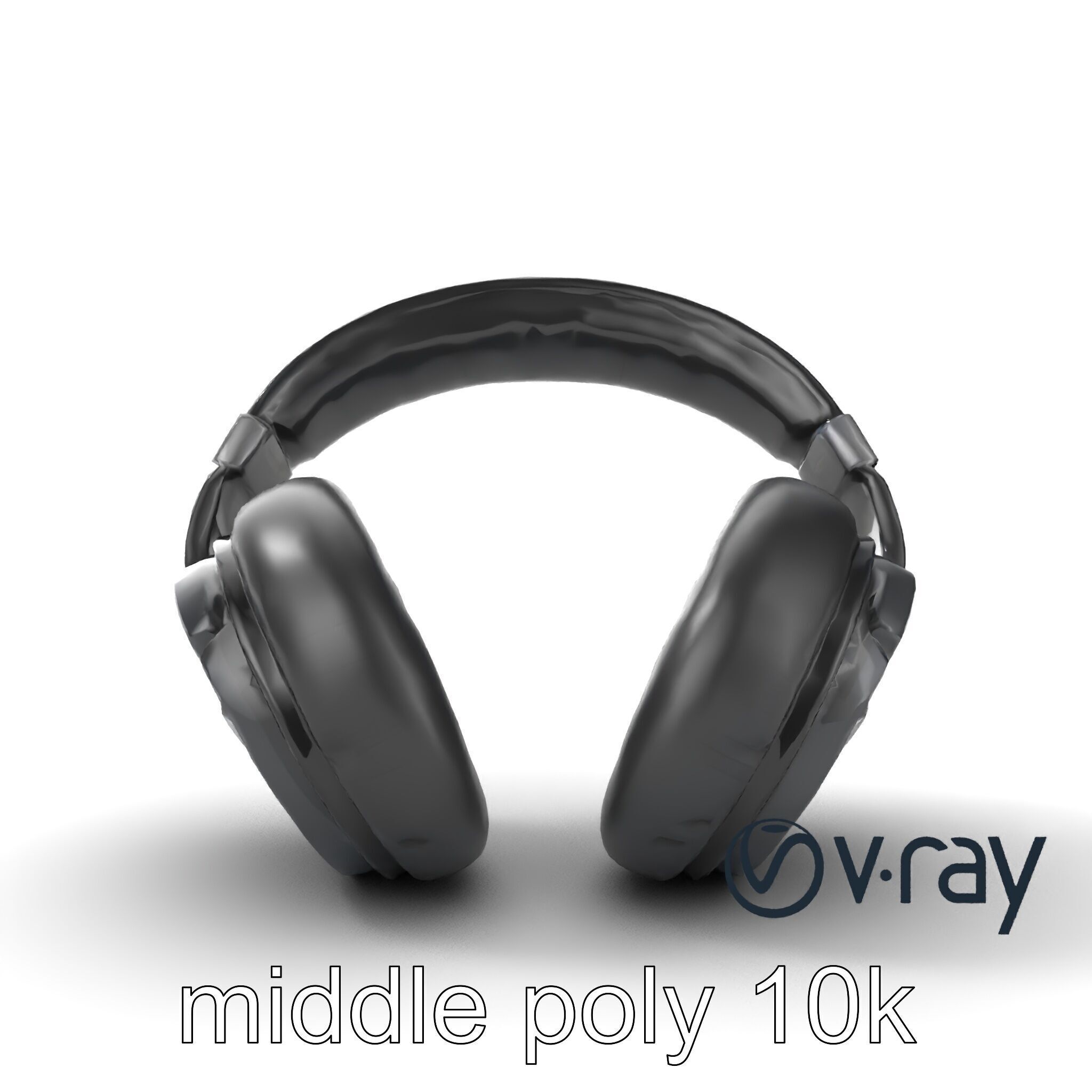 Studio Monitor Headphones 3D model pack Low-poly 3D model_13