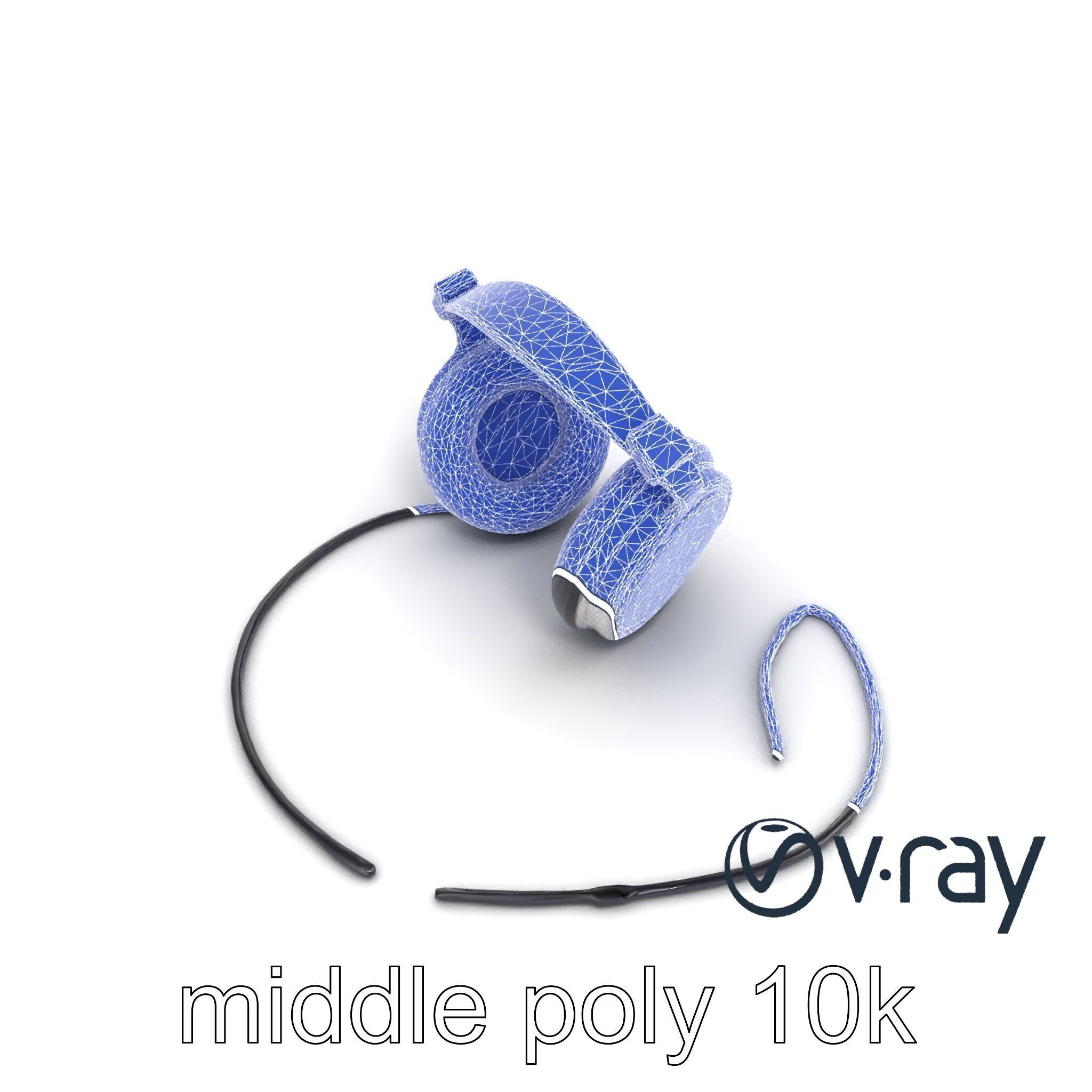 Ultra-Modern Over-Ear Headphones Model Pack Low-poly 3D model_18