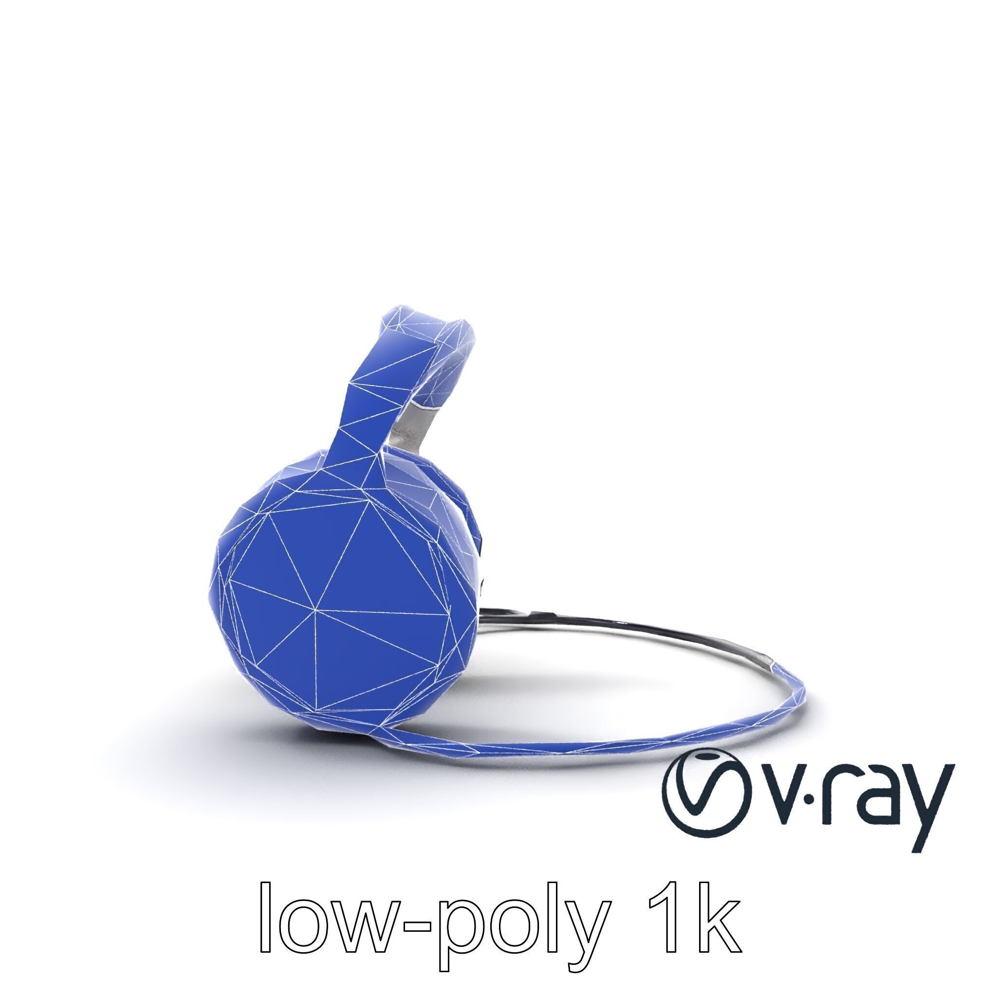 Ultra-Modern Over-Ear Headphones Model Pack Low-poly 3D model_19