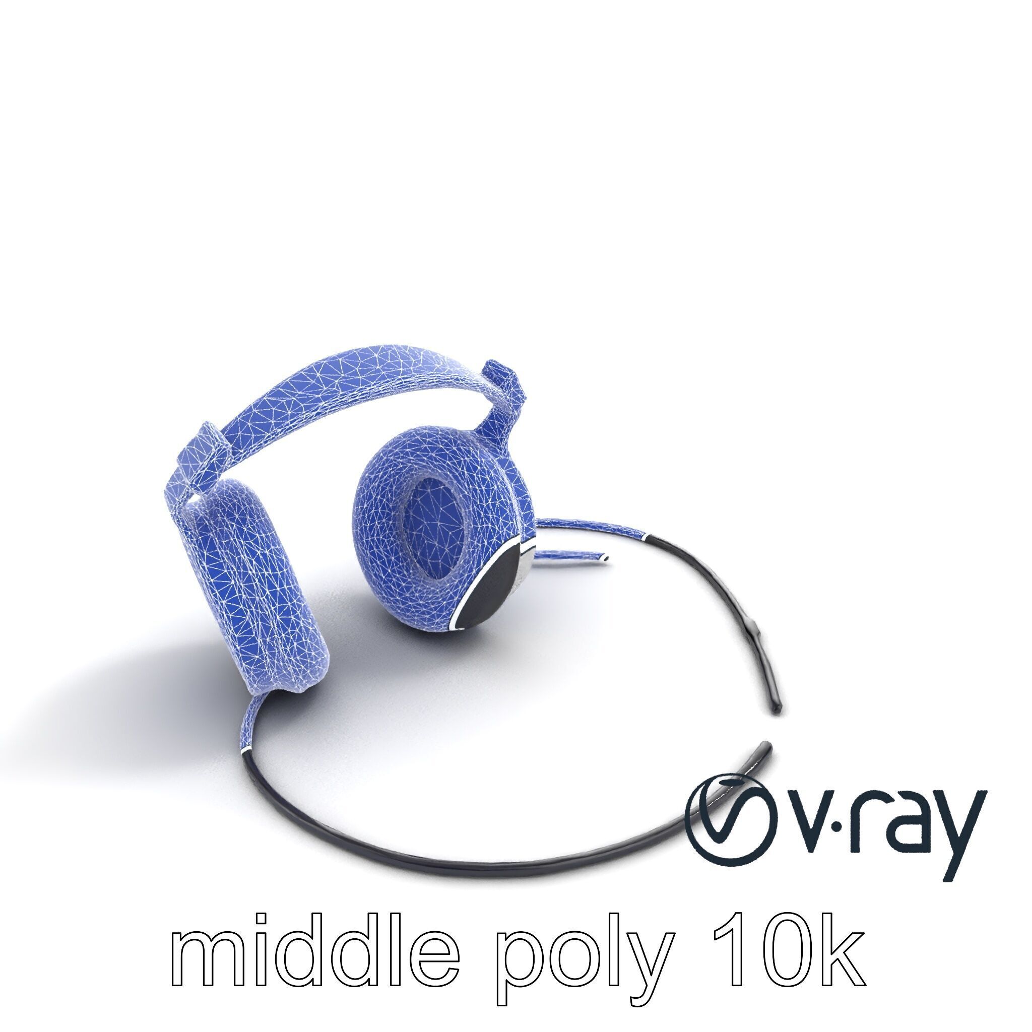 Ultra-Modern Over-Ear Headphones Model Pack Low-poly 3D model_28