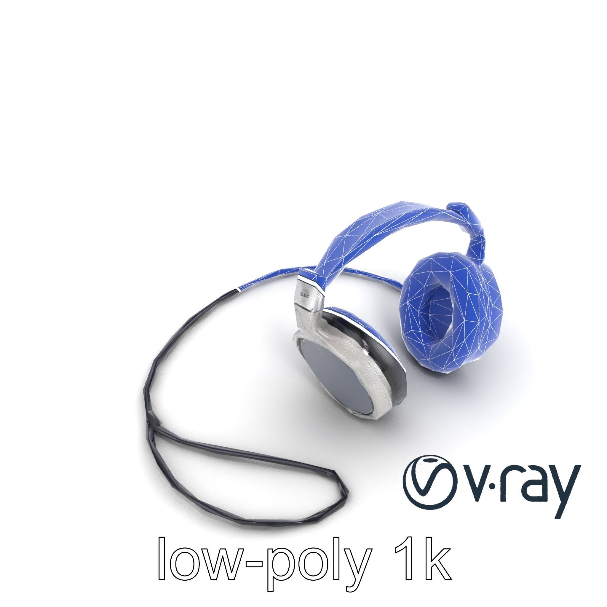 Ultra-Modern Over-Ear Headphones Model Pack Low-poly 3D model_26