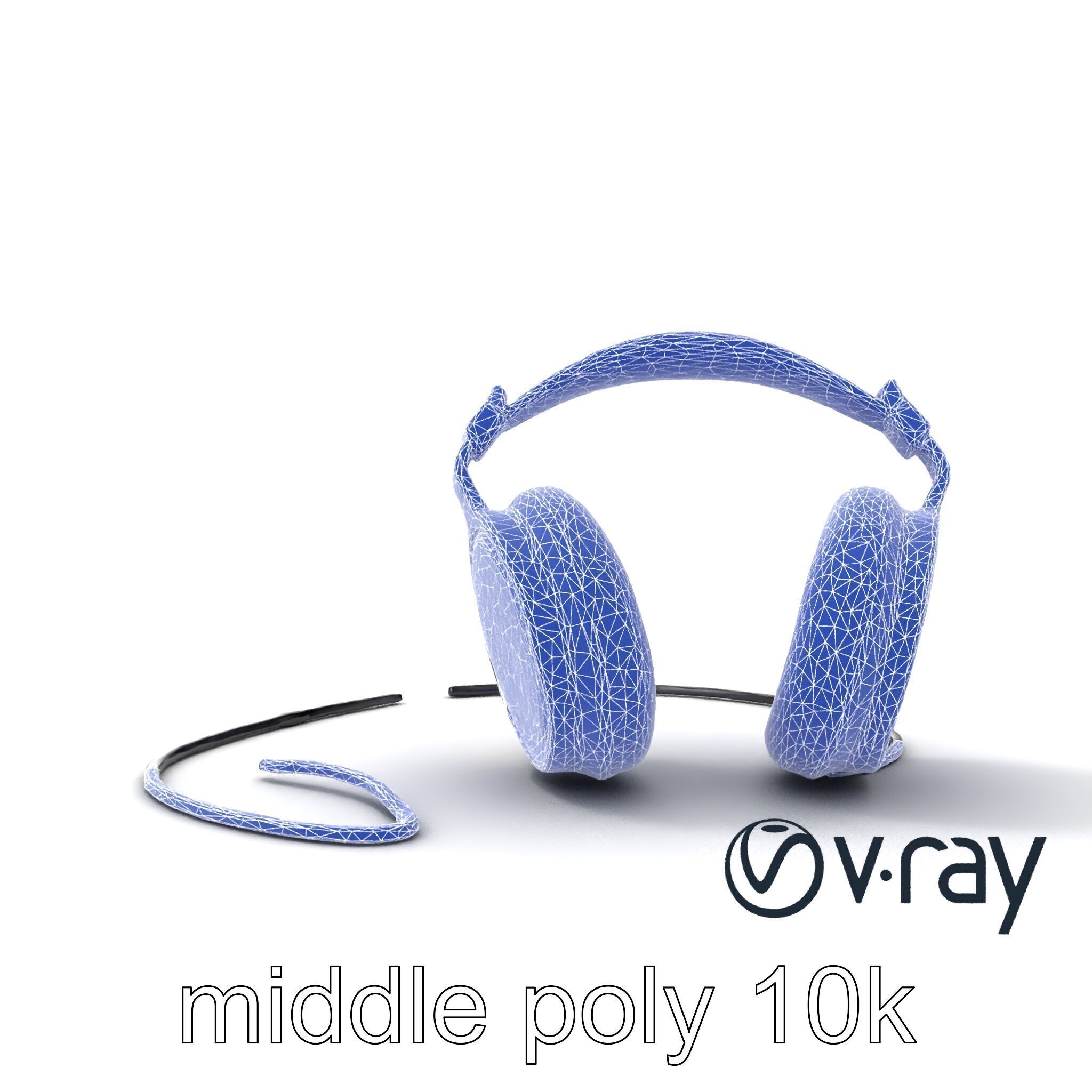 Ultra-Modern Over-Ear Headphones Model Pack Low-poly 3D model_21