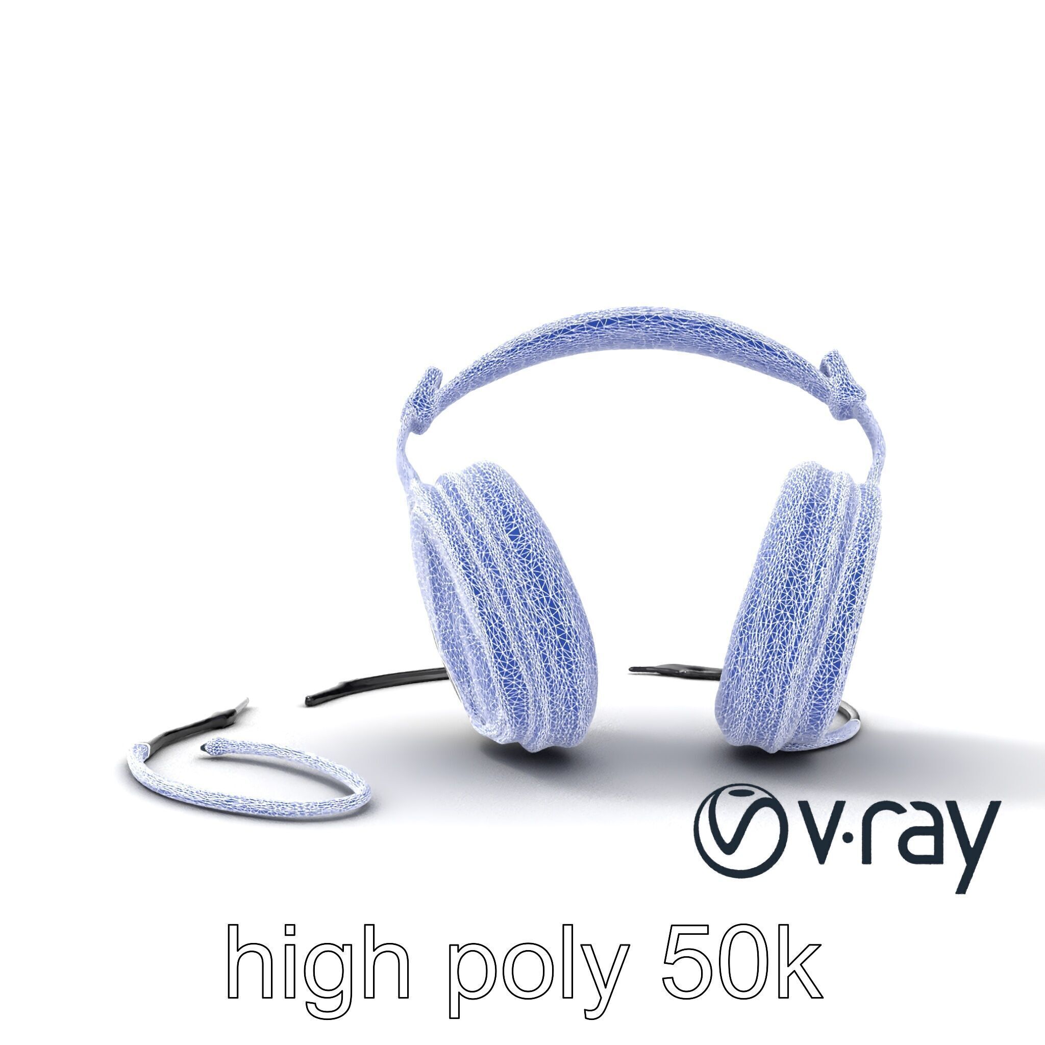 Ultra-Modern Over-Ear Headphones Model Pack Low-poly 3D model_31