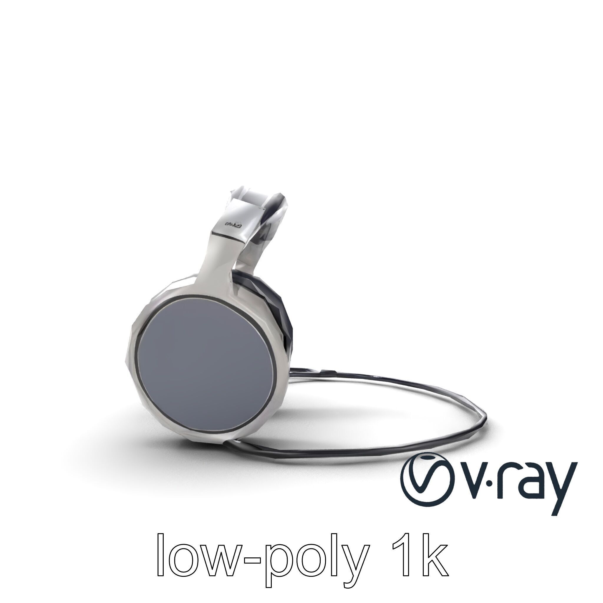 Ultra-Modern Over-Ear Headphones Model Pack Low-poly 3D model_27