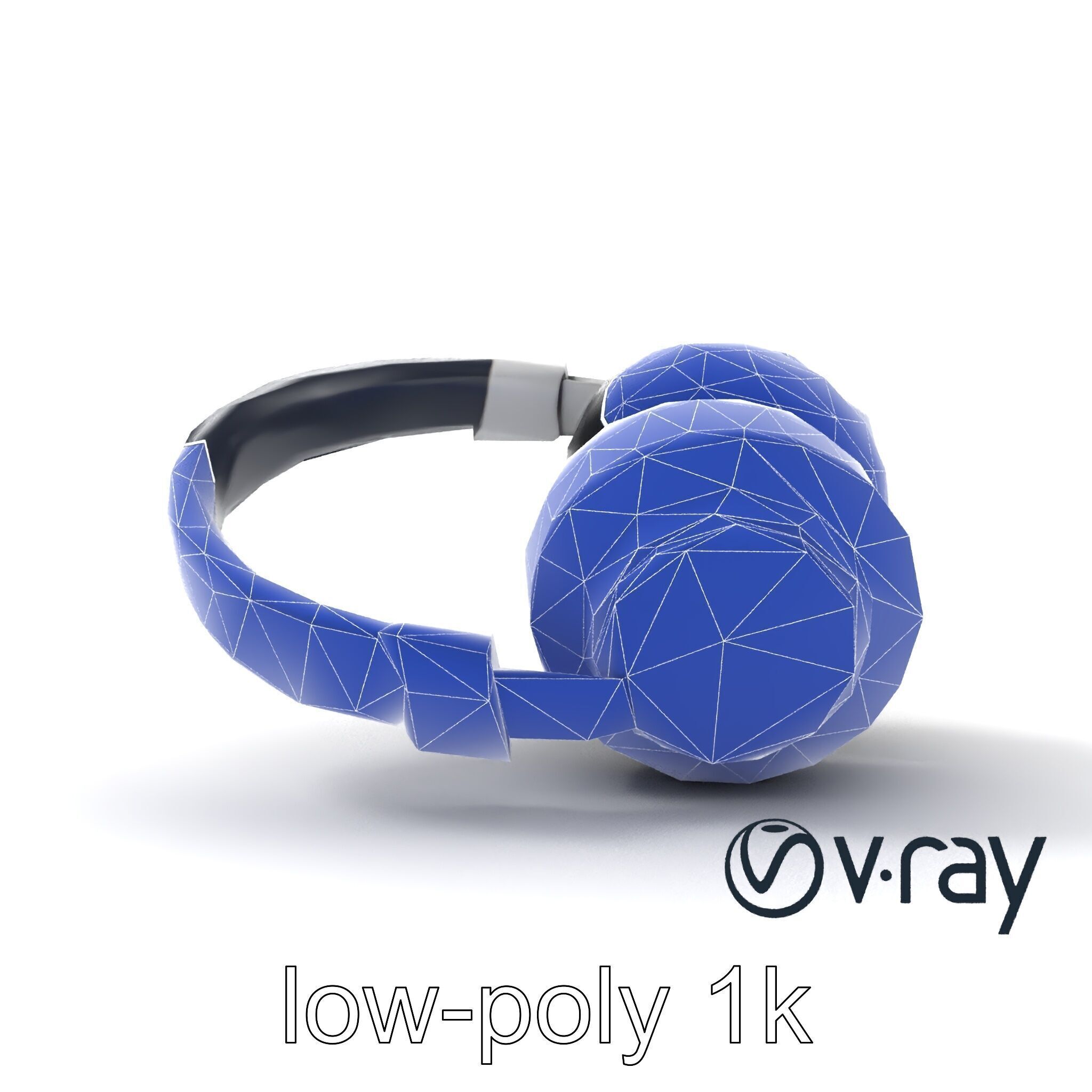 Versatile Hybrid Headphones model pack Low-poly 3D model_20