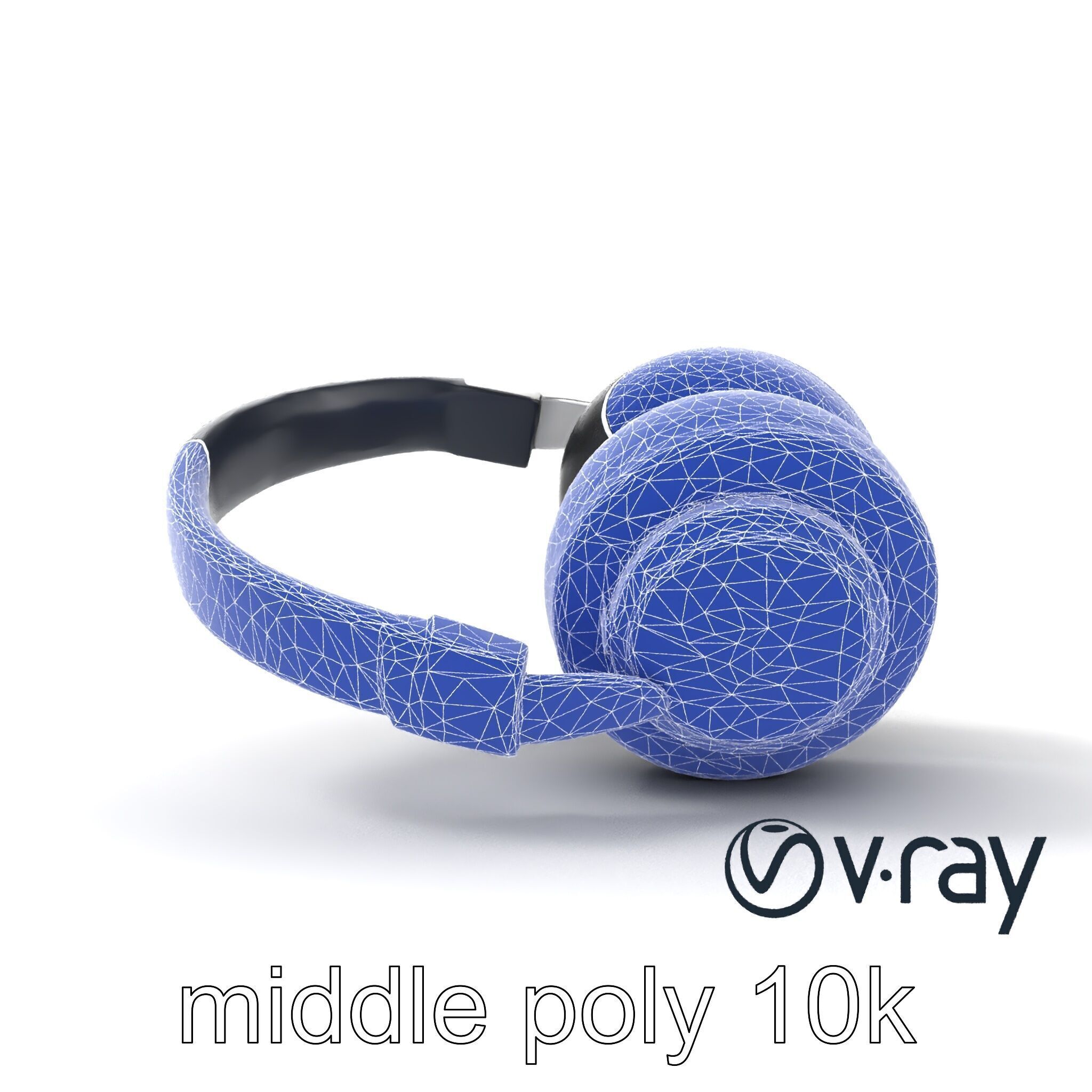 Versatile Hybrid Headphones model pack Low-poly 3D model_32