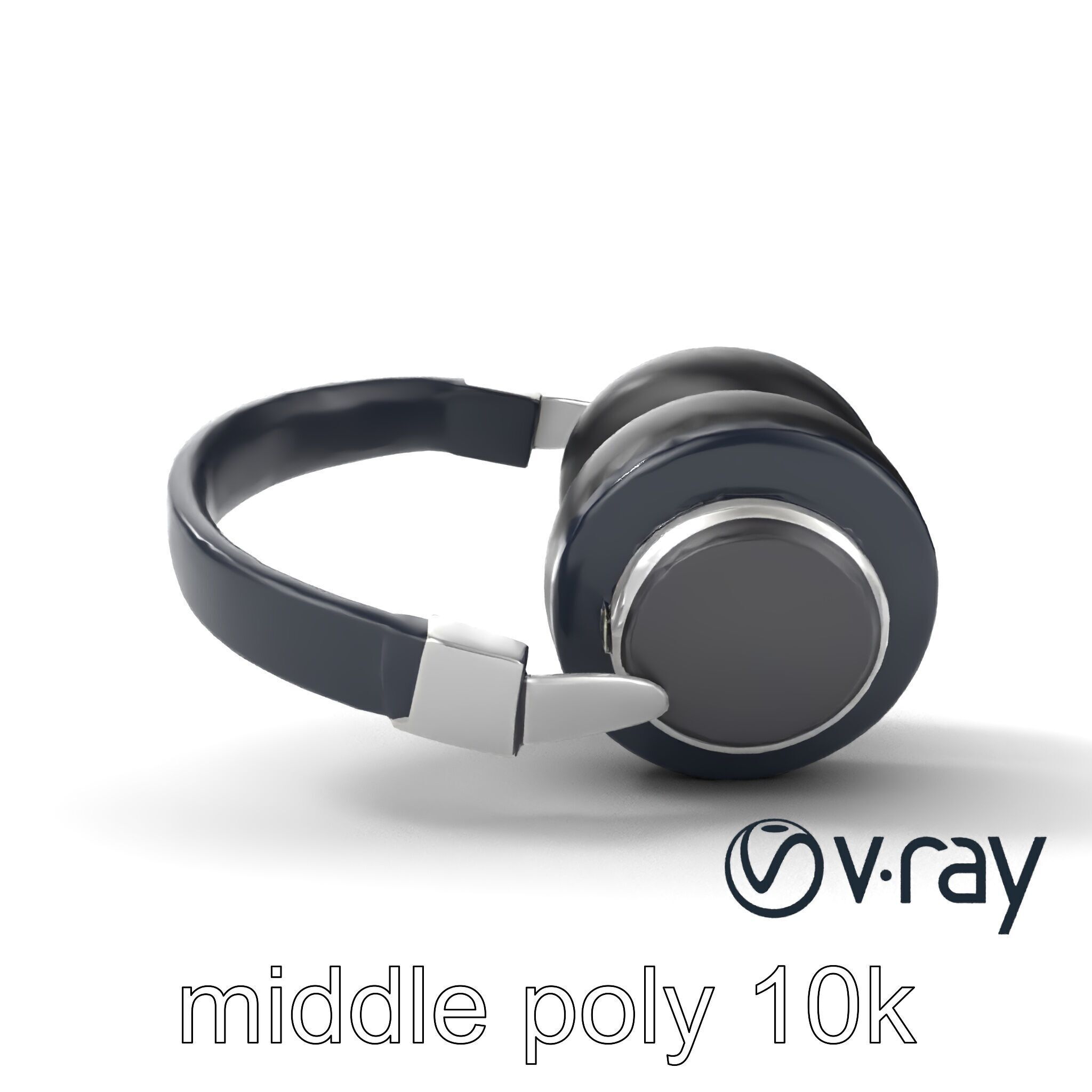 Versatile Hybrid Headphones model pack Low-poly 3D model_24